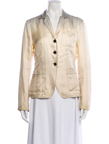 Pre-owned Prada Vintage 2000's Blazer In Neutral