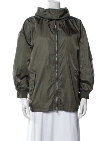 Pre-owned Prada 2022 Re-nylon Bomber Jacket In Green