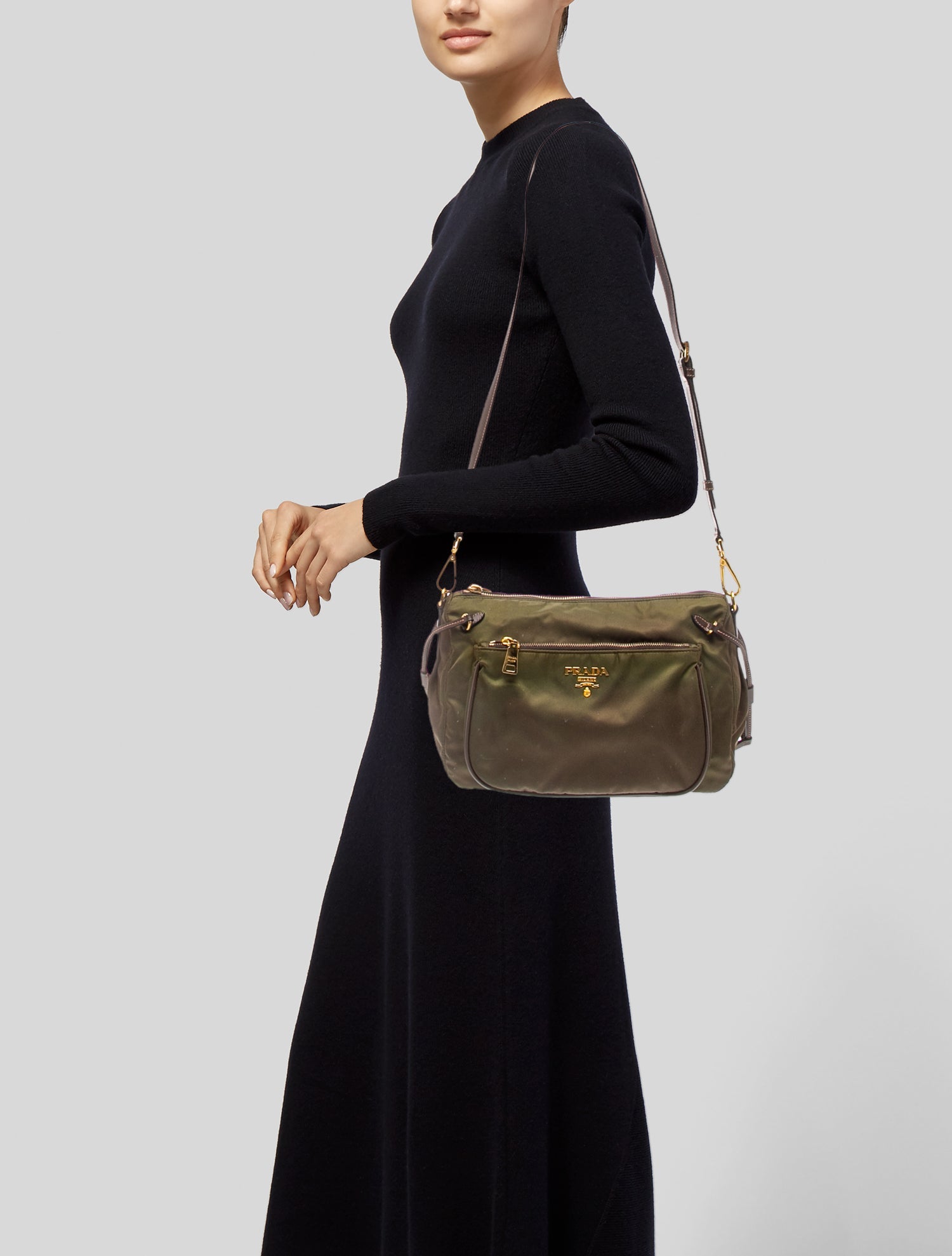 Prada Tessuto Nylon Shoulder Bag