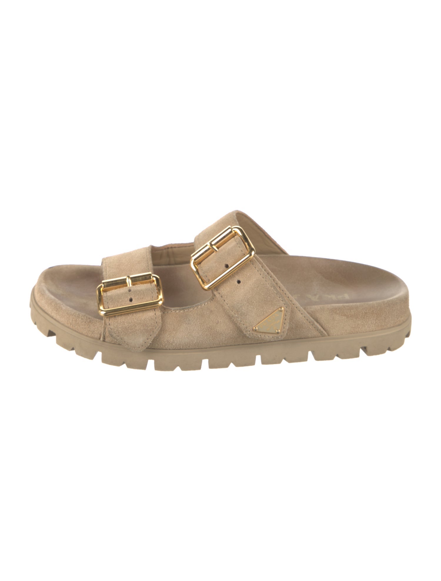 Prada Suede Slides
