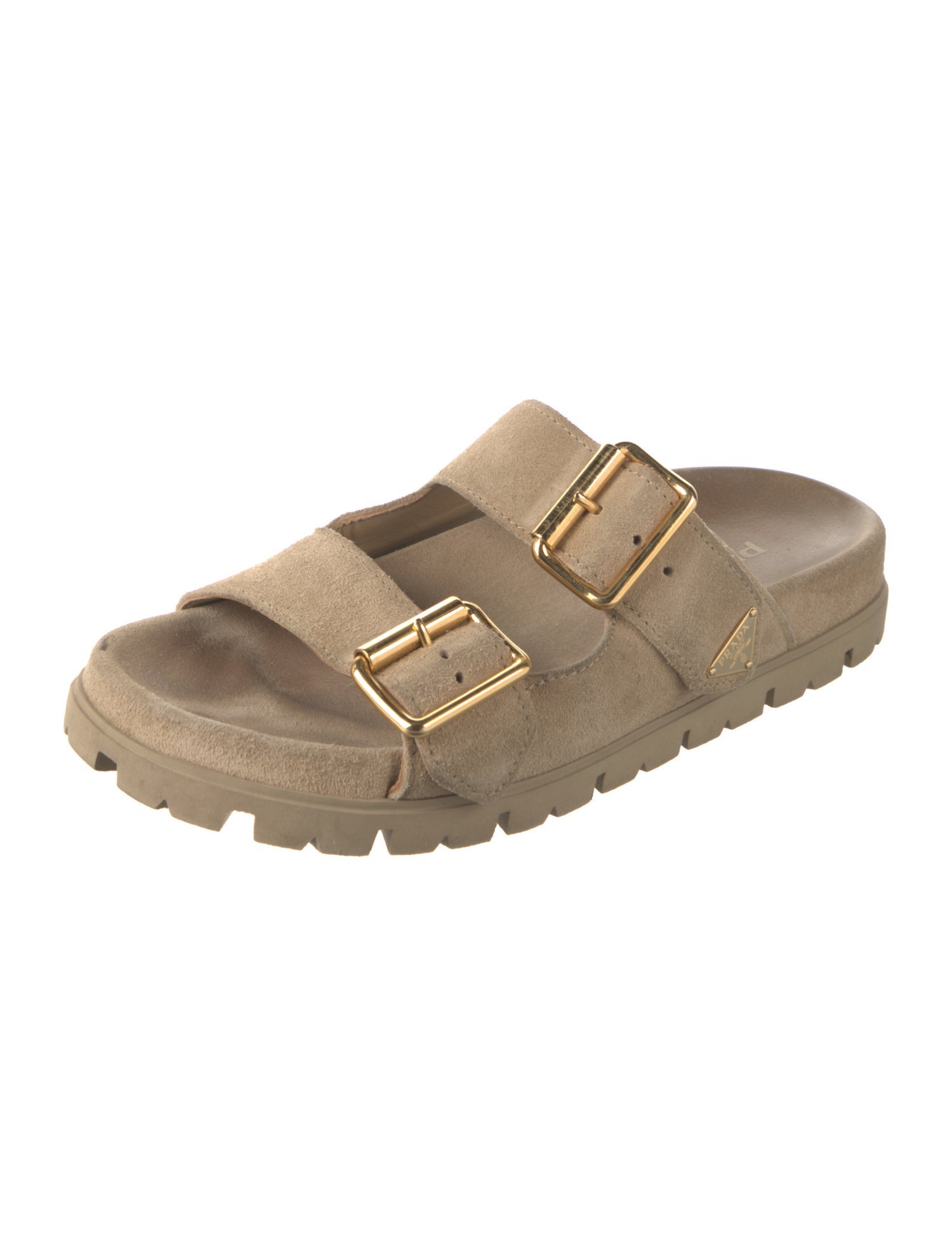 Prada Suede Slides