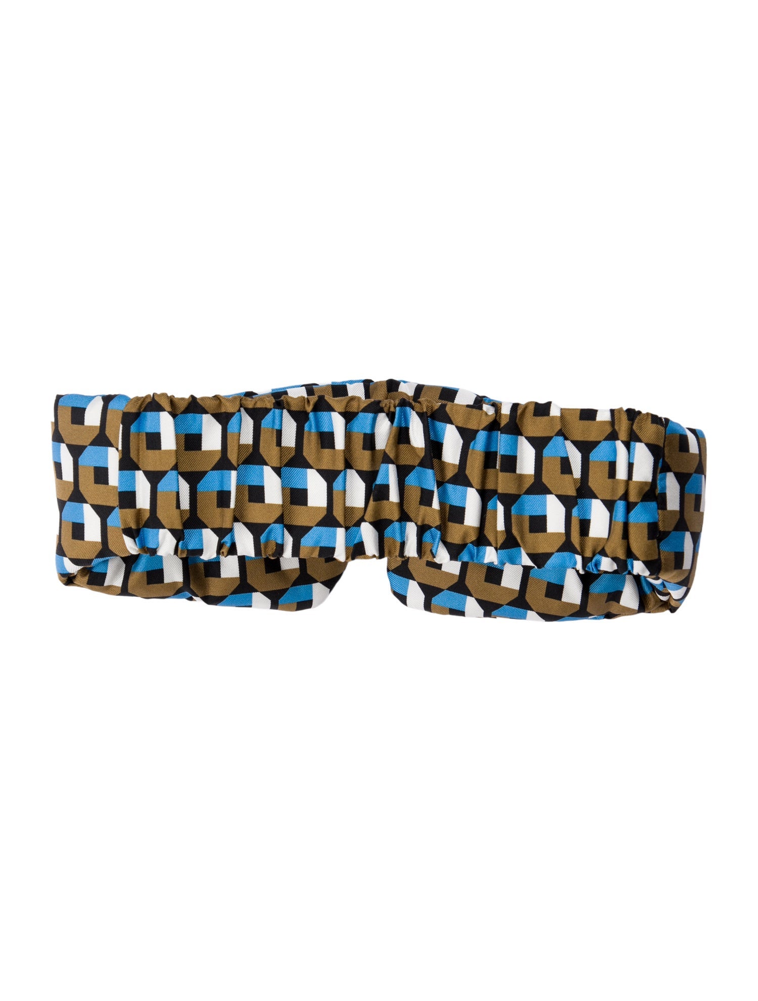 Prada Patterned Sleeping Mask with Pouch