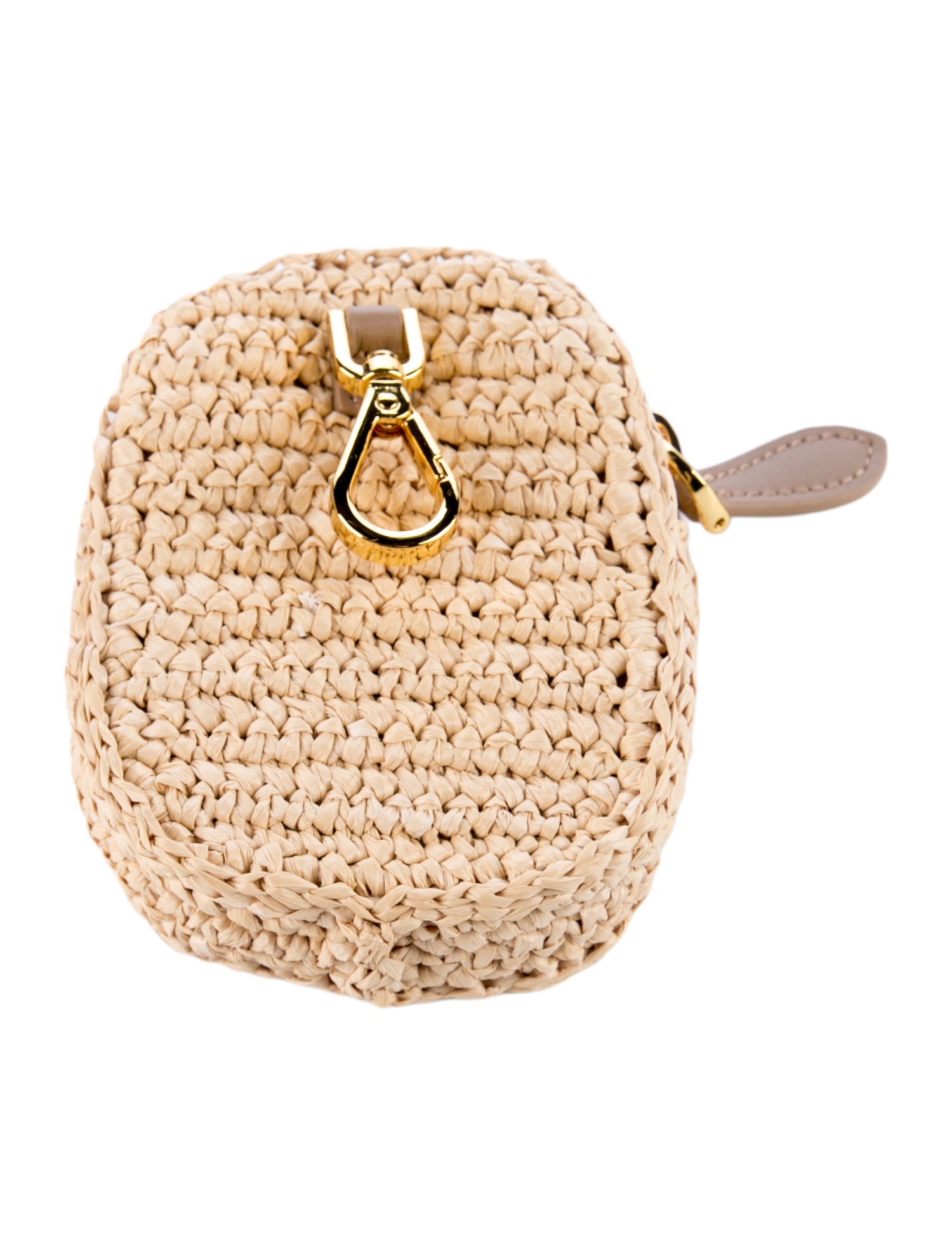 Prada Raffia Bag Charm
