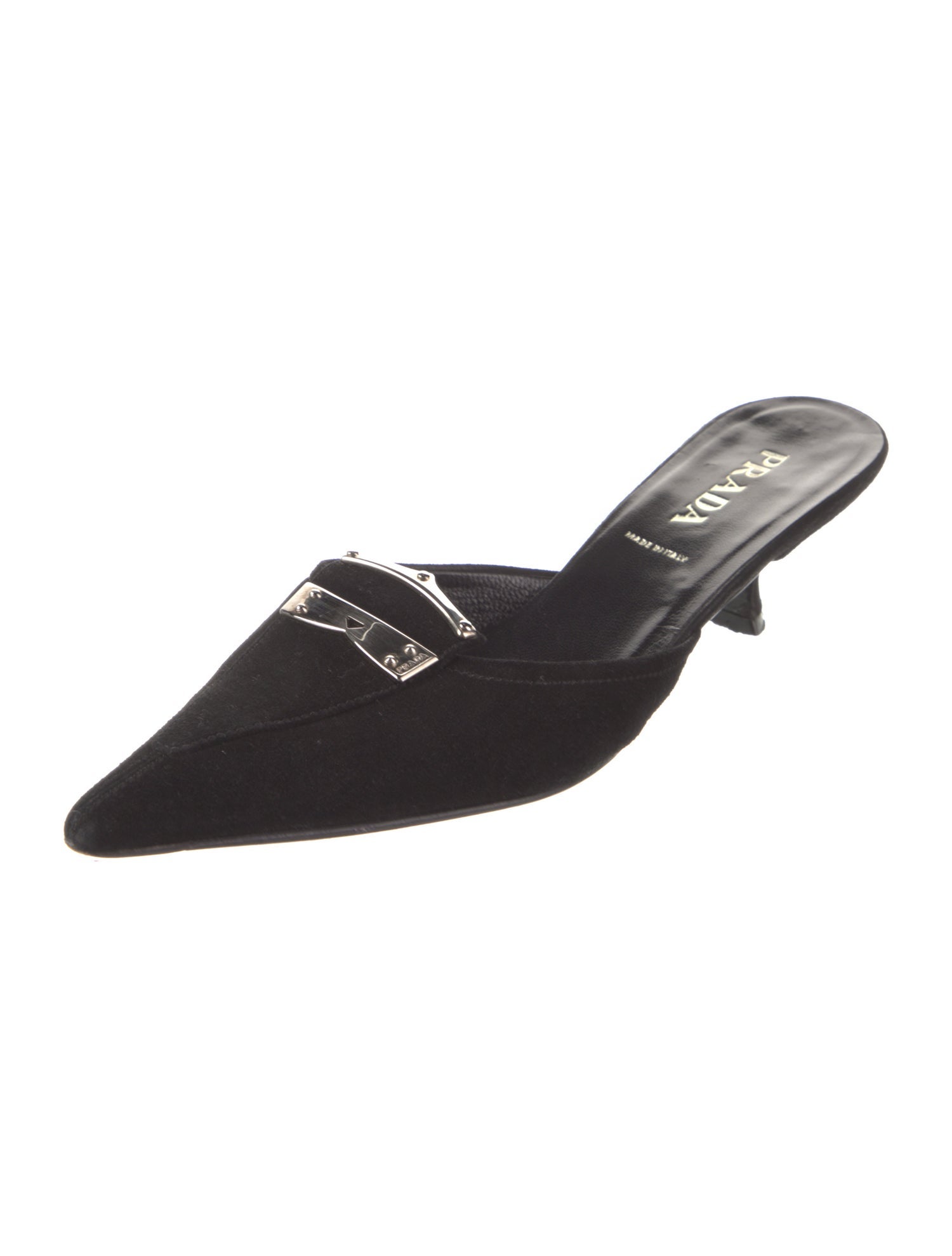 Prada Suede Mules