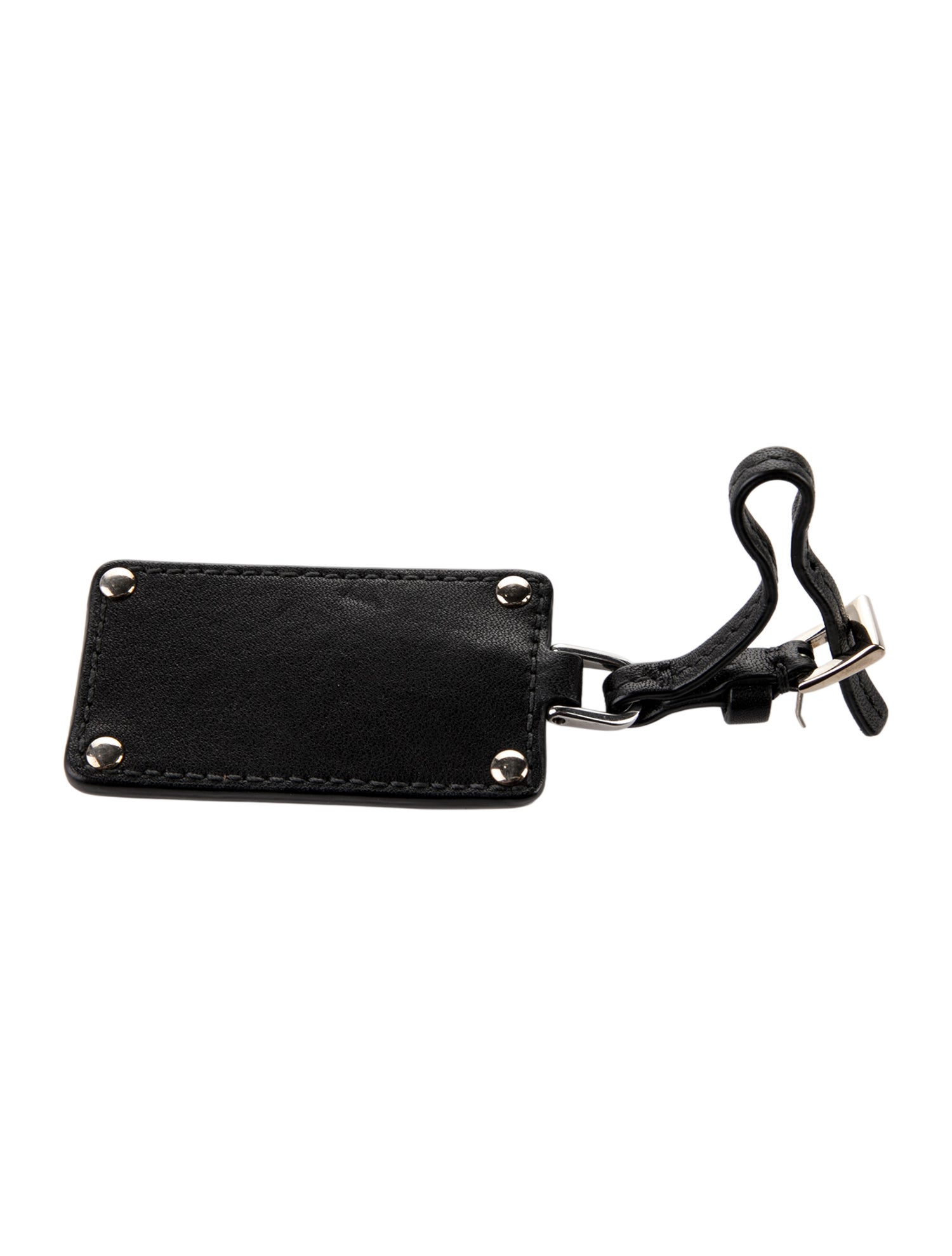 Prada Saffiano luggage tag