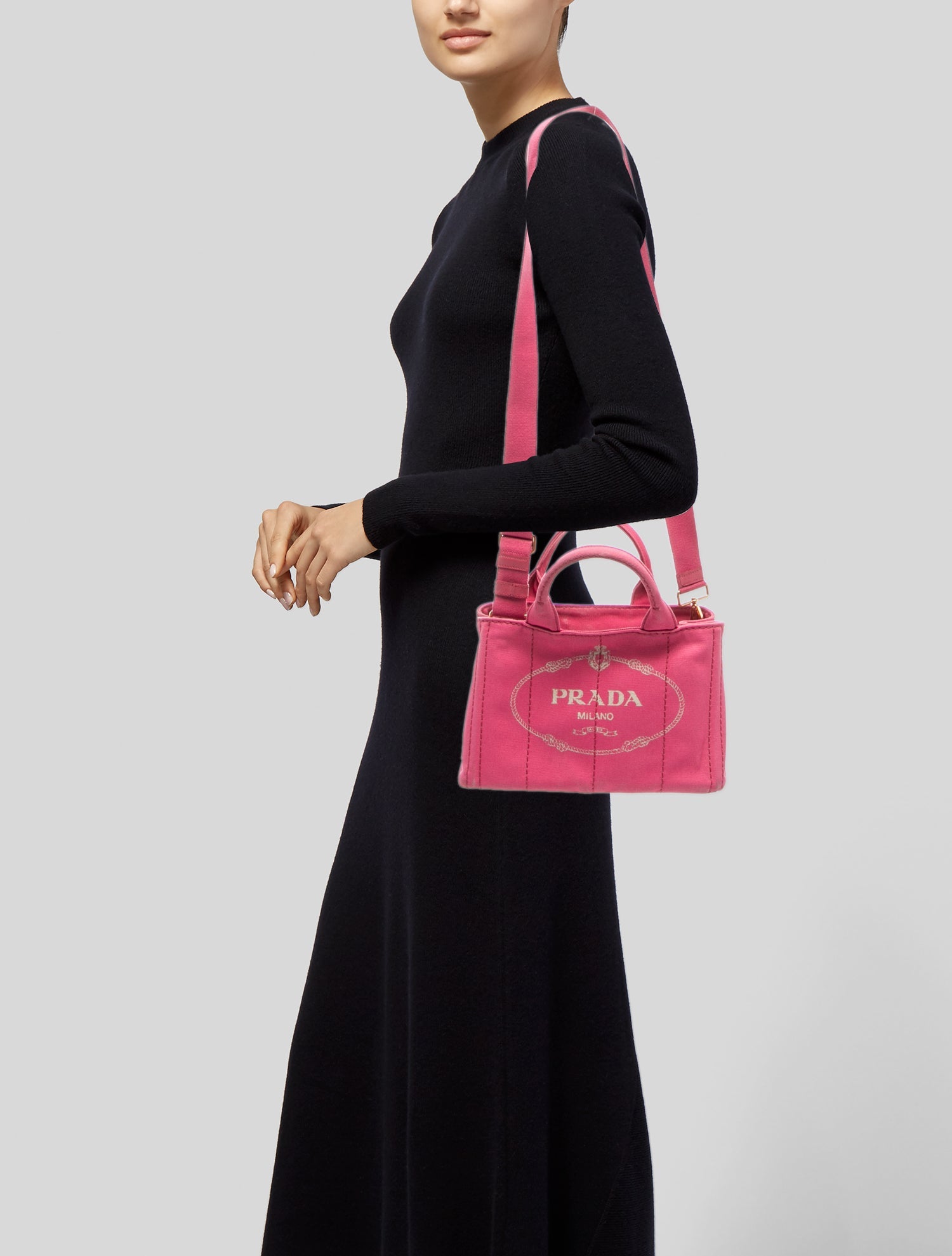 Prada Signature Top Handle Bag