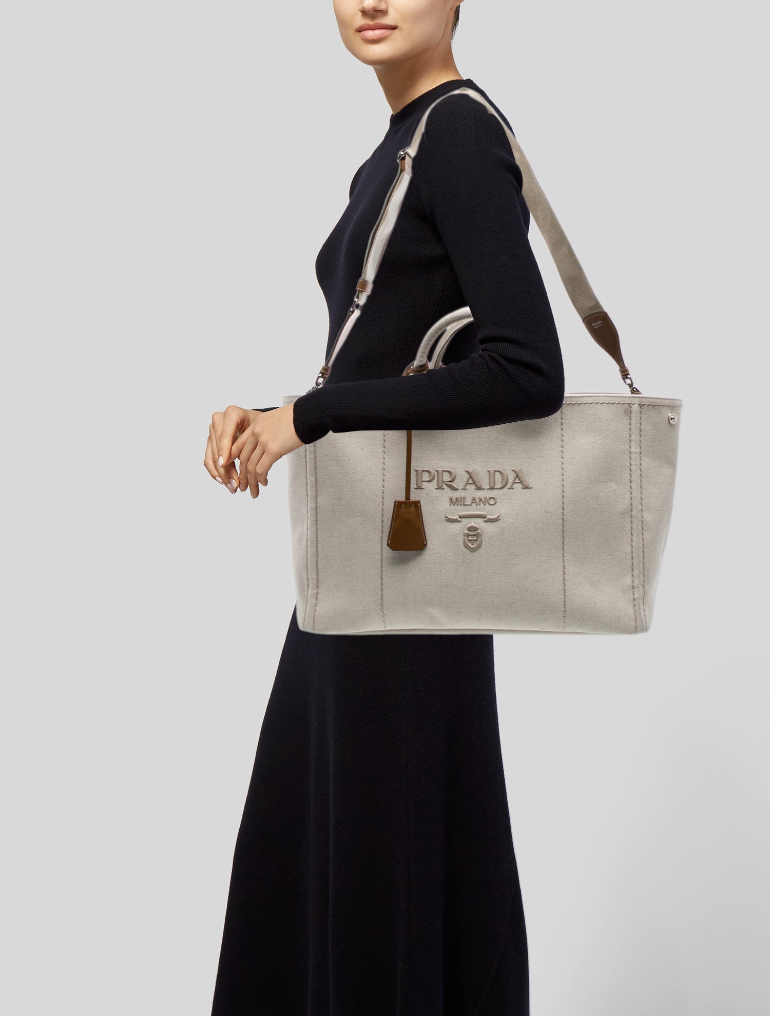 Prada Canvas Weekender Bag