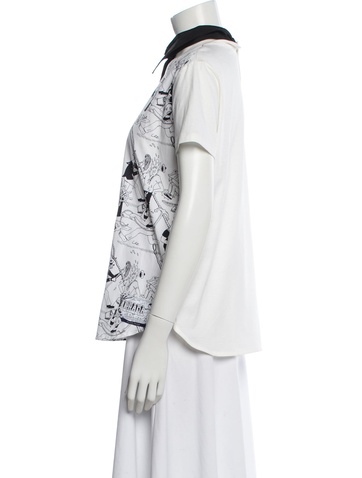Prada 2016 Graphic Print T-Shirt