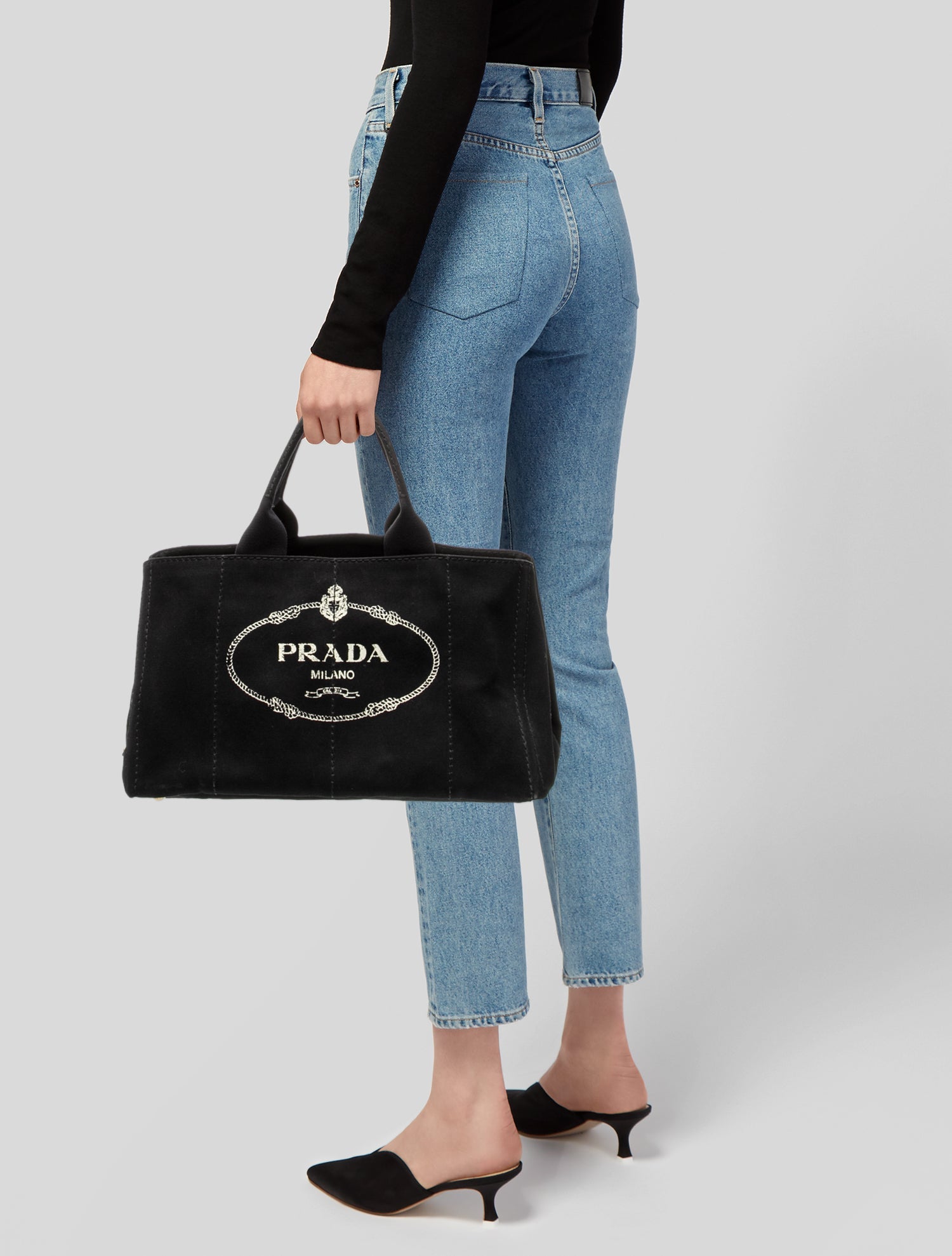 Prada Canvas Tote Large