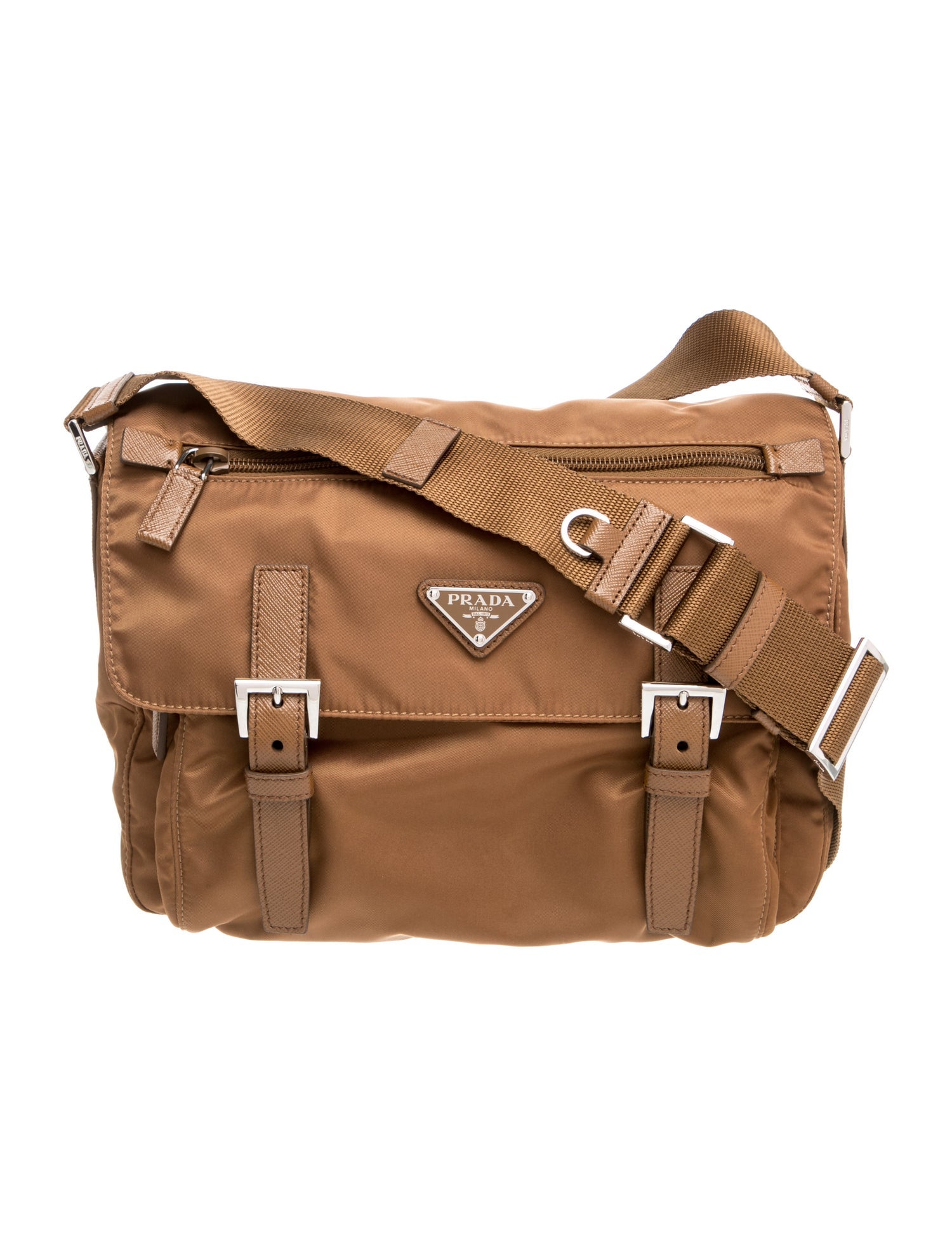 Prada Saffiano Leather Messenger Bag