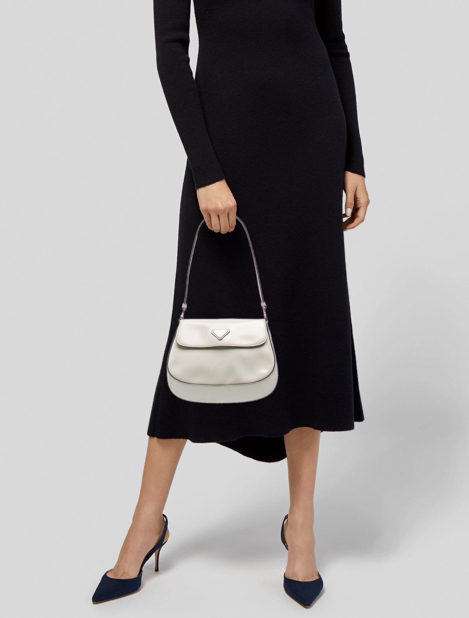 Prada Spazzolato Leather Cleo Small