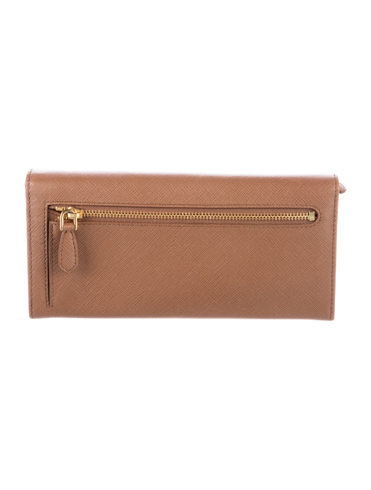 Prada Saffiano Cuir Leather Continental Wallet