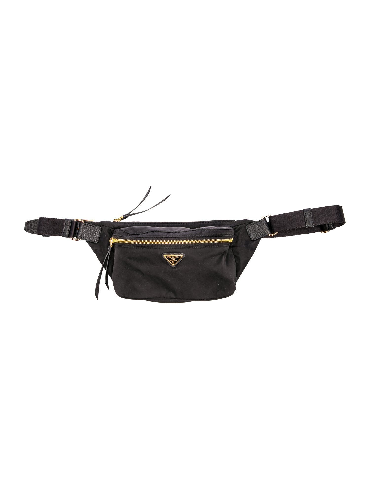 Prada Saffiano Leather Nylon Belt Bag Small