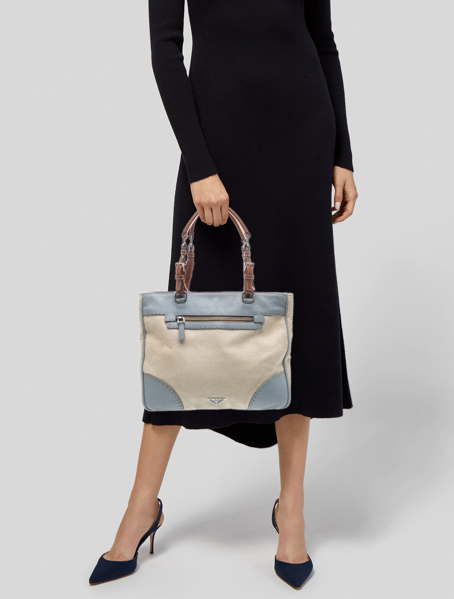 Prada Vitello Daino Leather Shoulder Bag