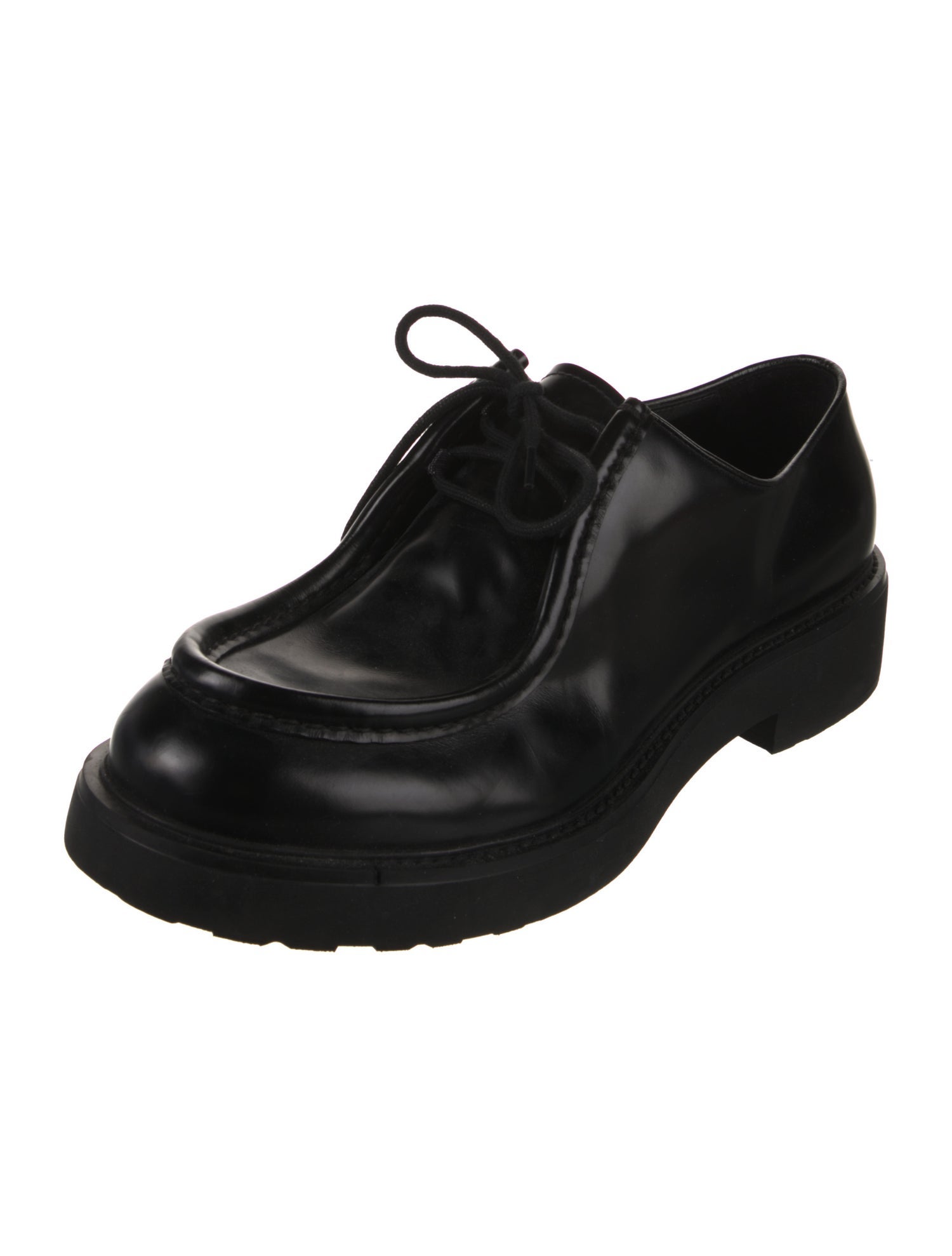 Prada Leather Derby Shoes