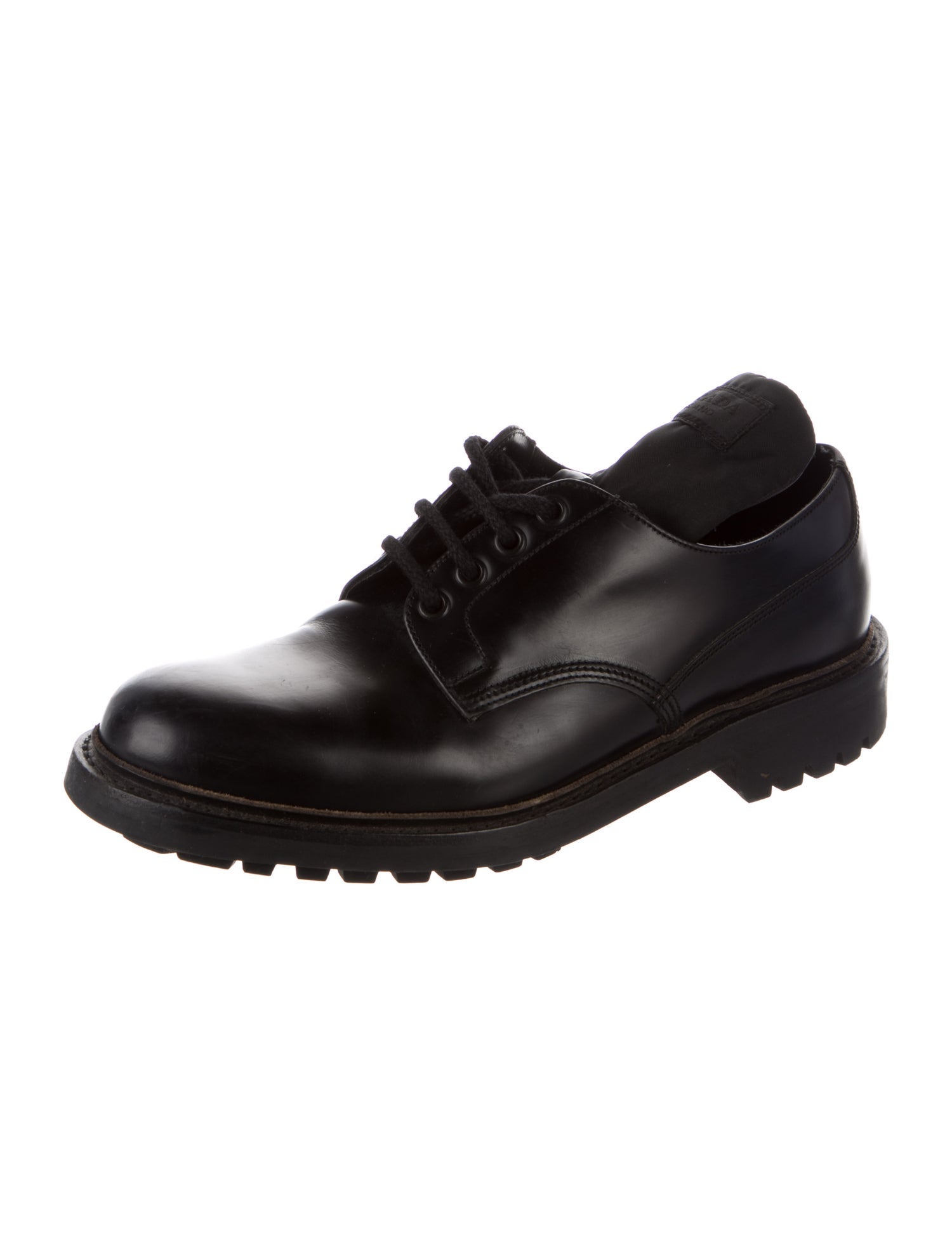 Prada Leather Derby Shoes