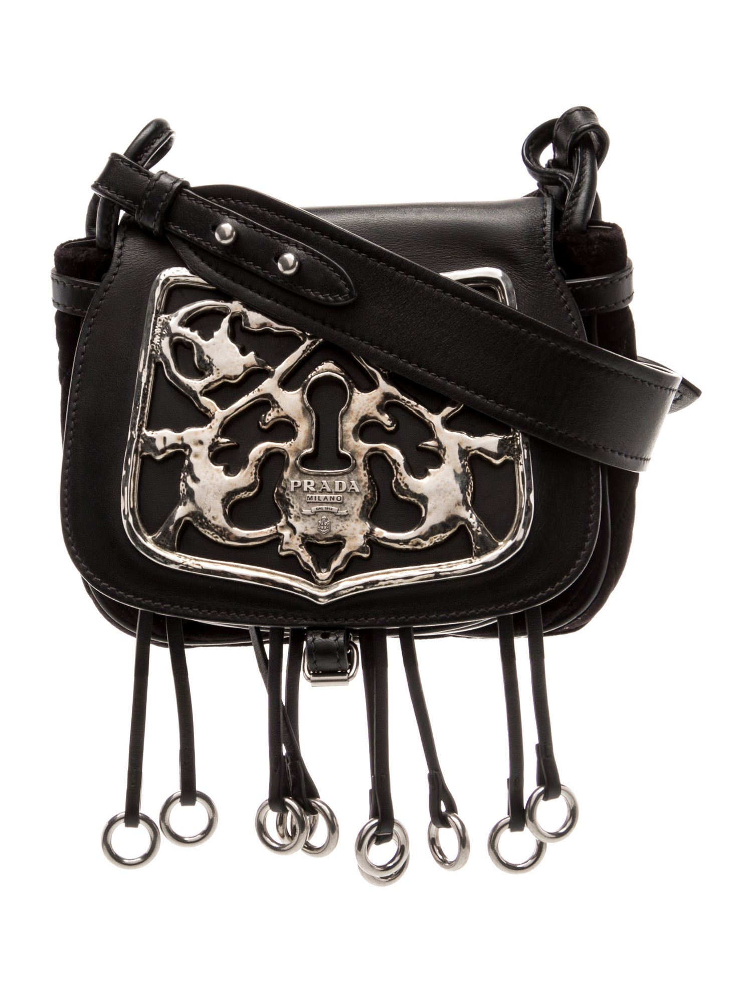 Prada Suede Shoulder Bag