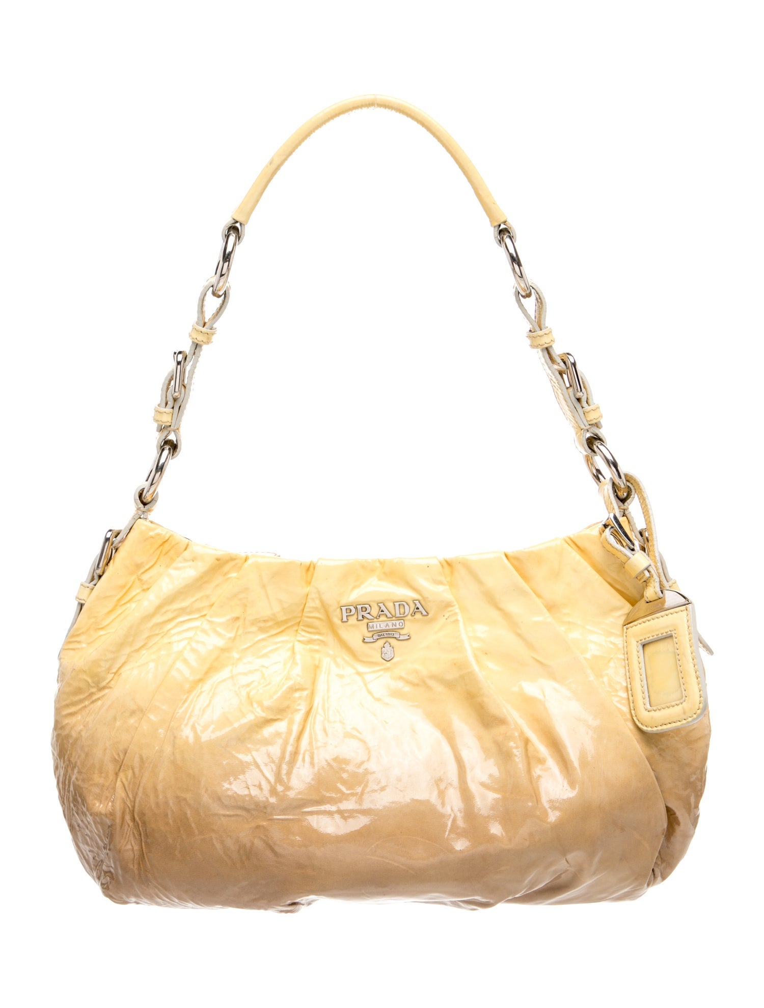 Prada Vernice Leather Shoulder Bag