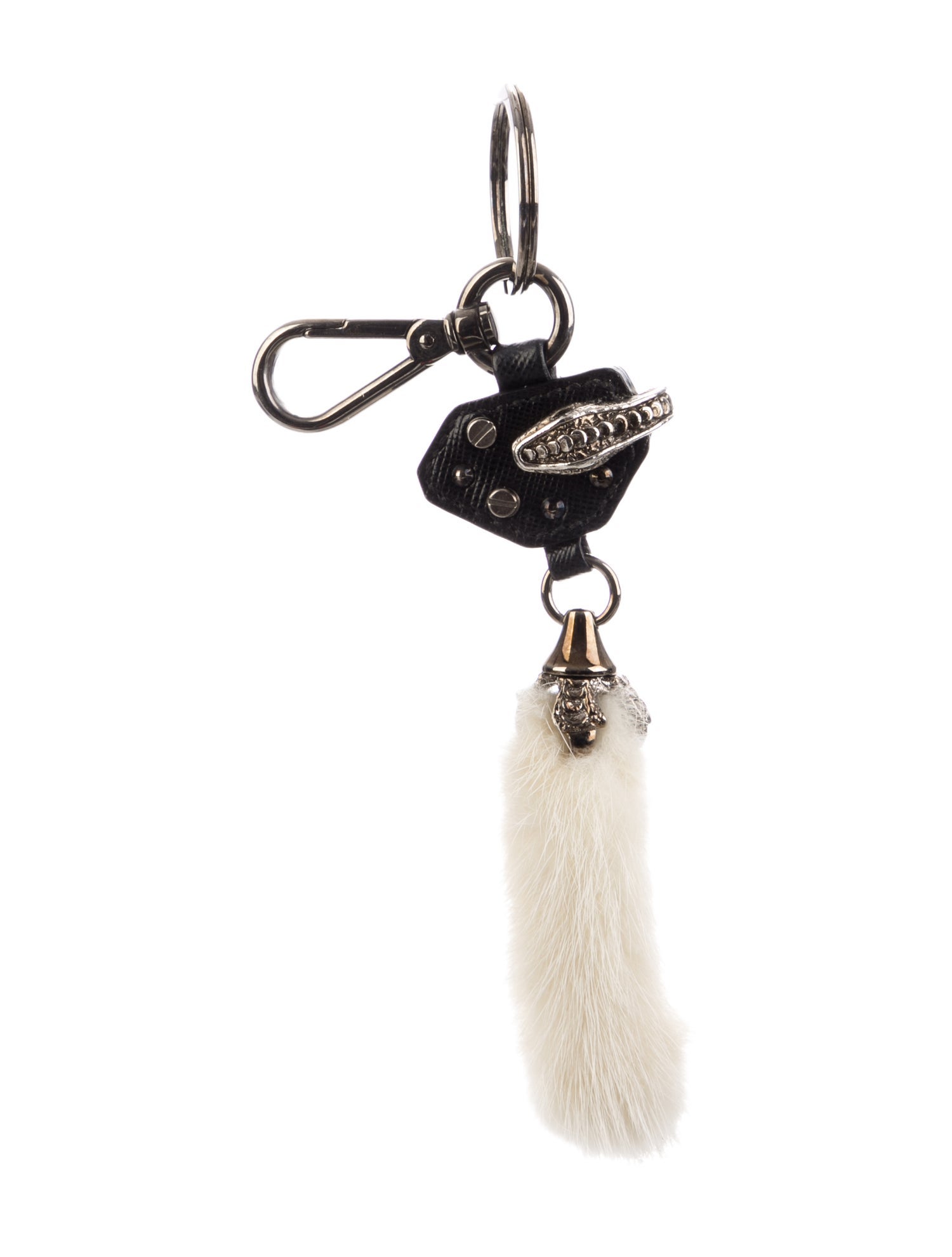 Prada Tonel Metal Keychain