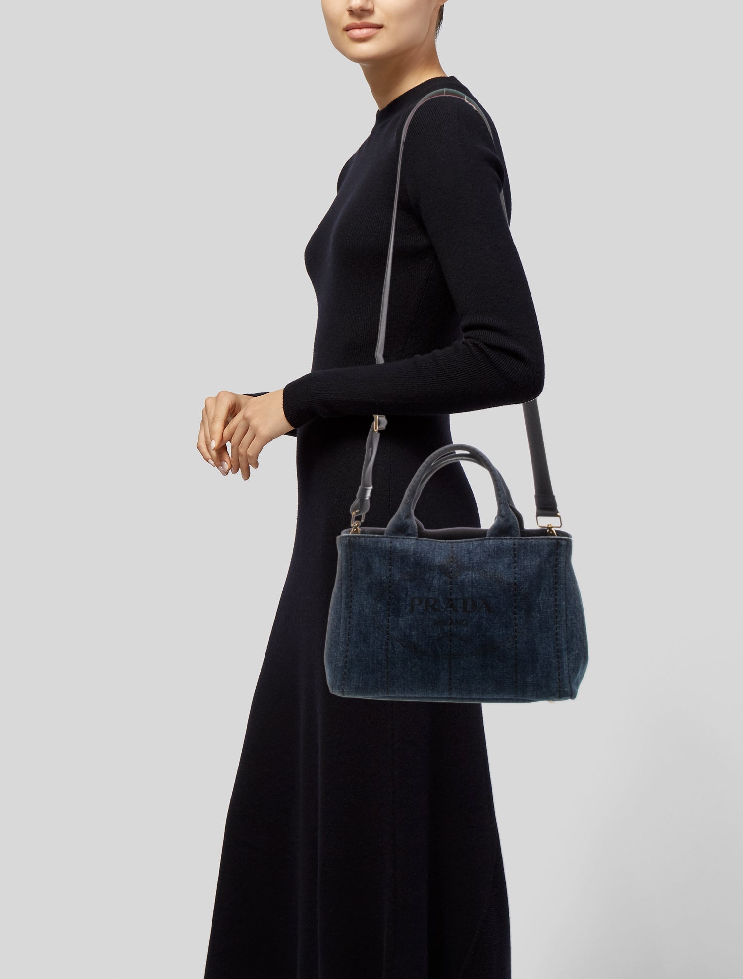 Prada Saffiano Leather Shoulder Bag