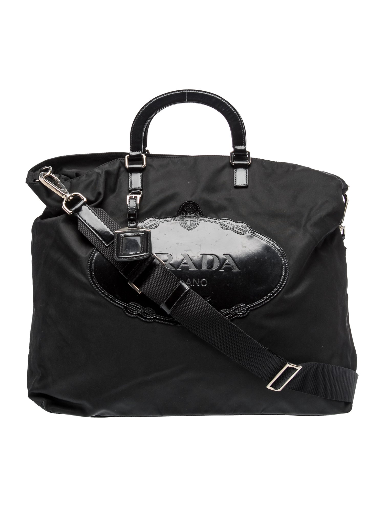 Prada Tessuto Nylon Tessuto Nylon Logo Tote