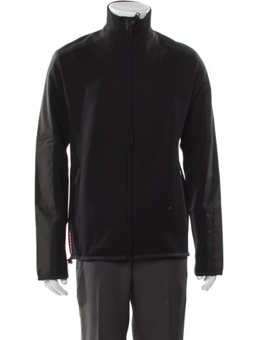 Pre-owned Prada 2016 Wool Jacket W/ Tags In Black