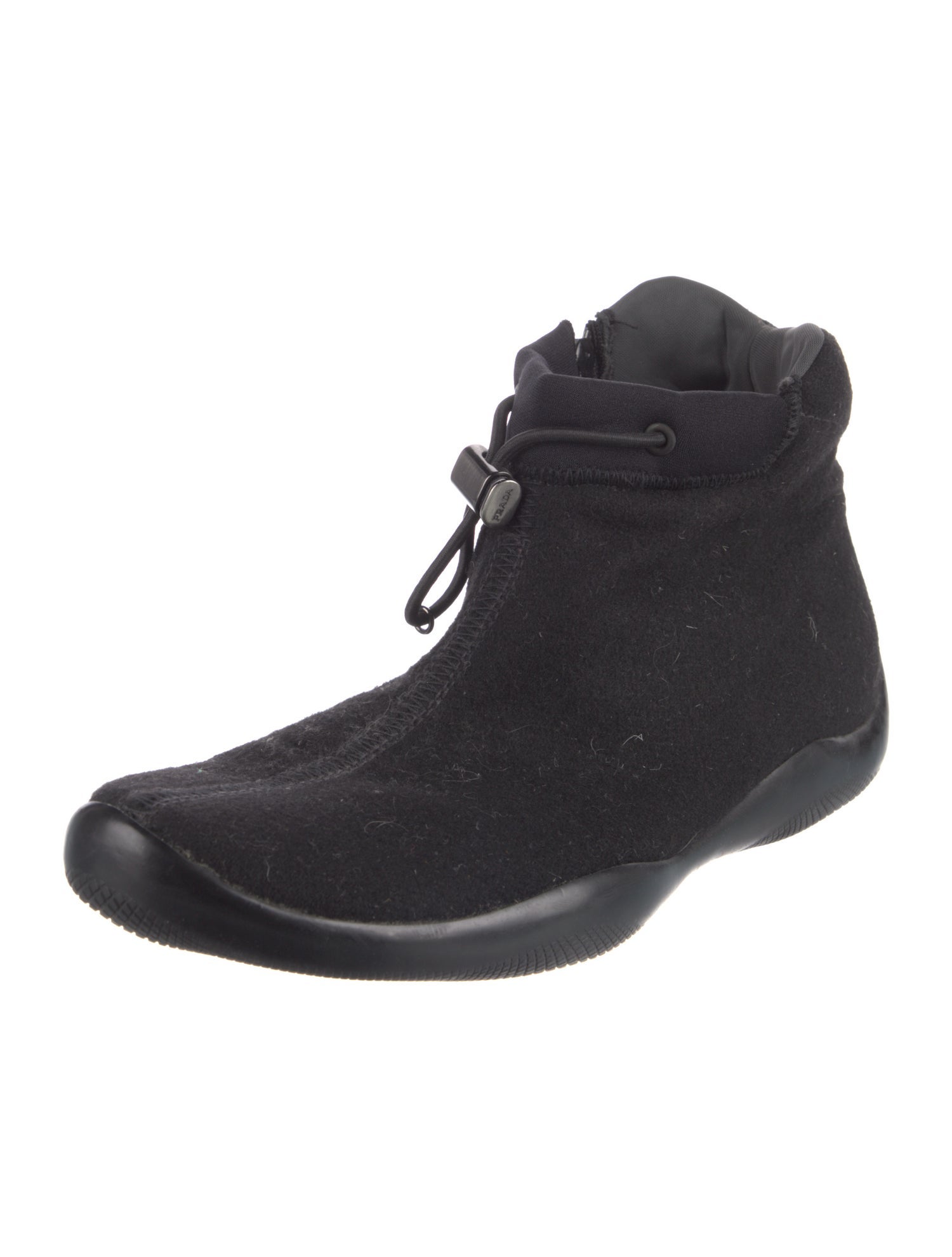 Prada Lace-Up Boots