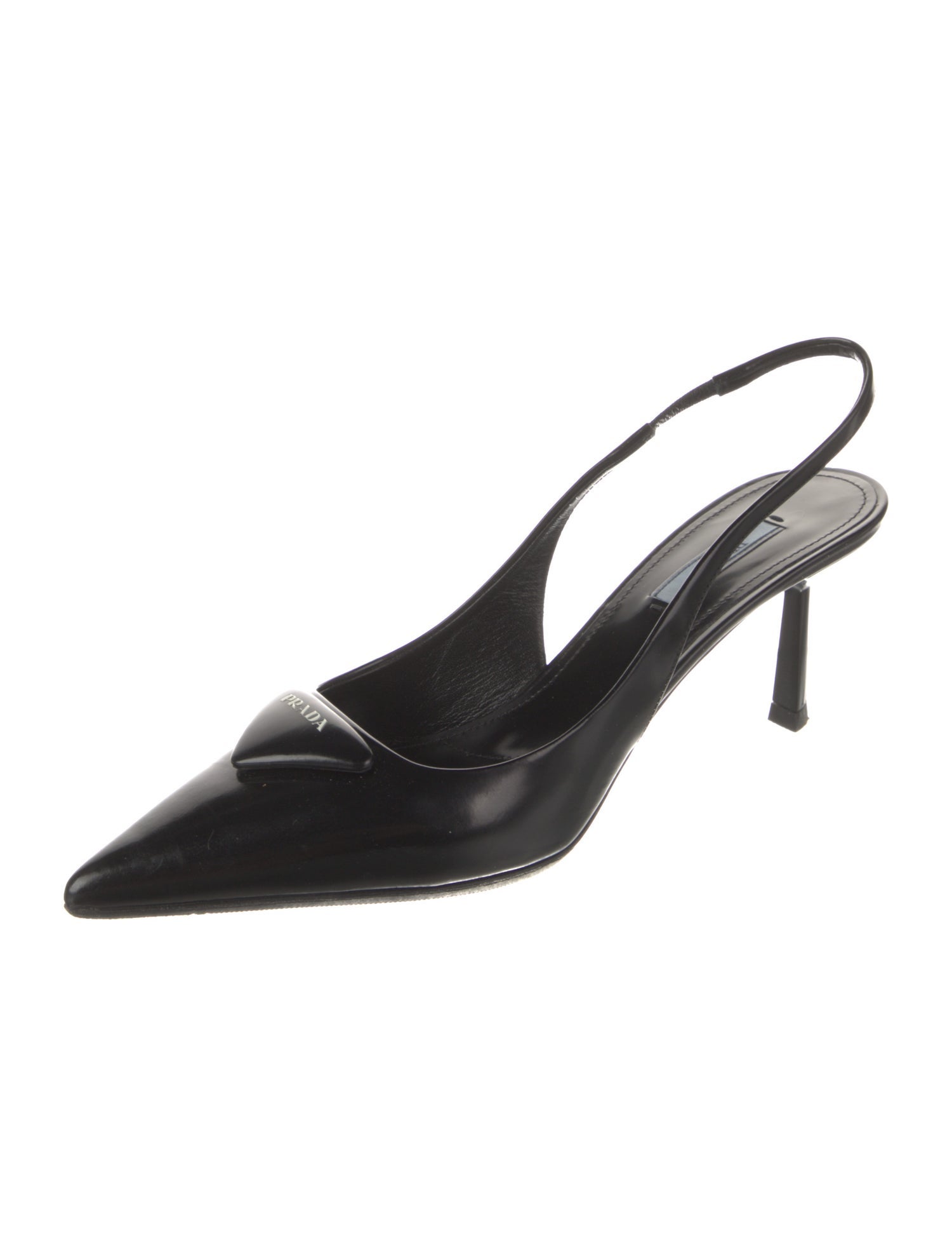 Prada Leather Slingback Pumps