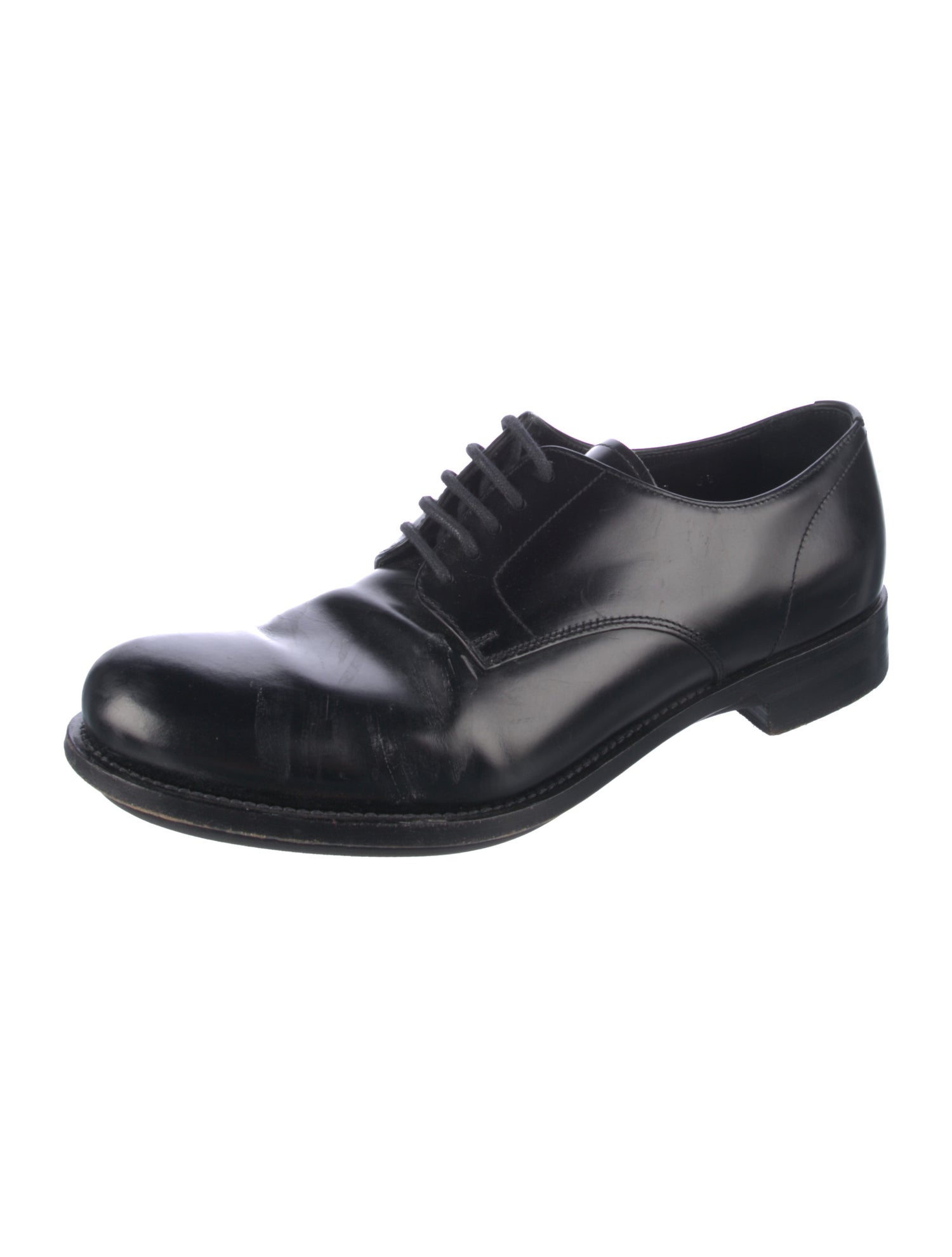Prada Leather Derby Shoes