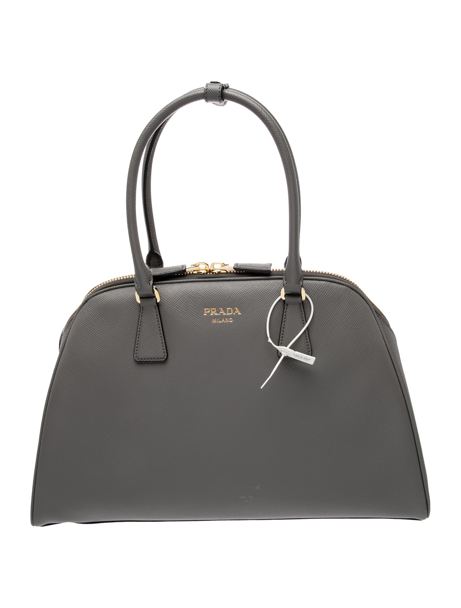 Prada Saffiano Leather Bauletto Large w/ Tags