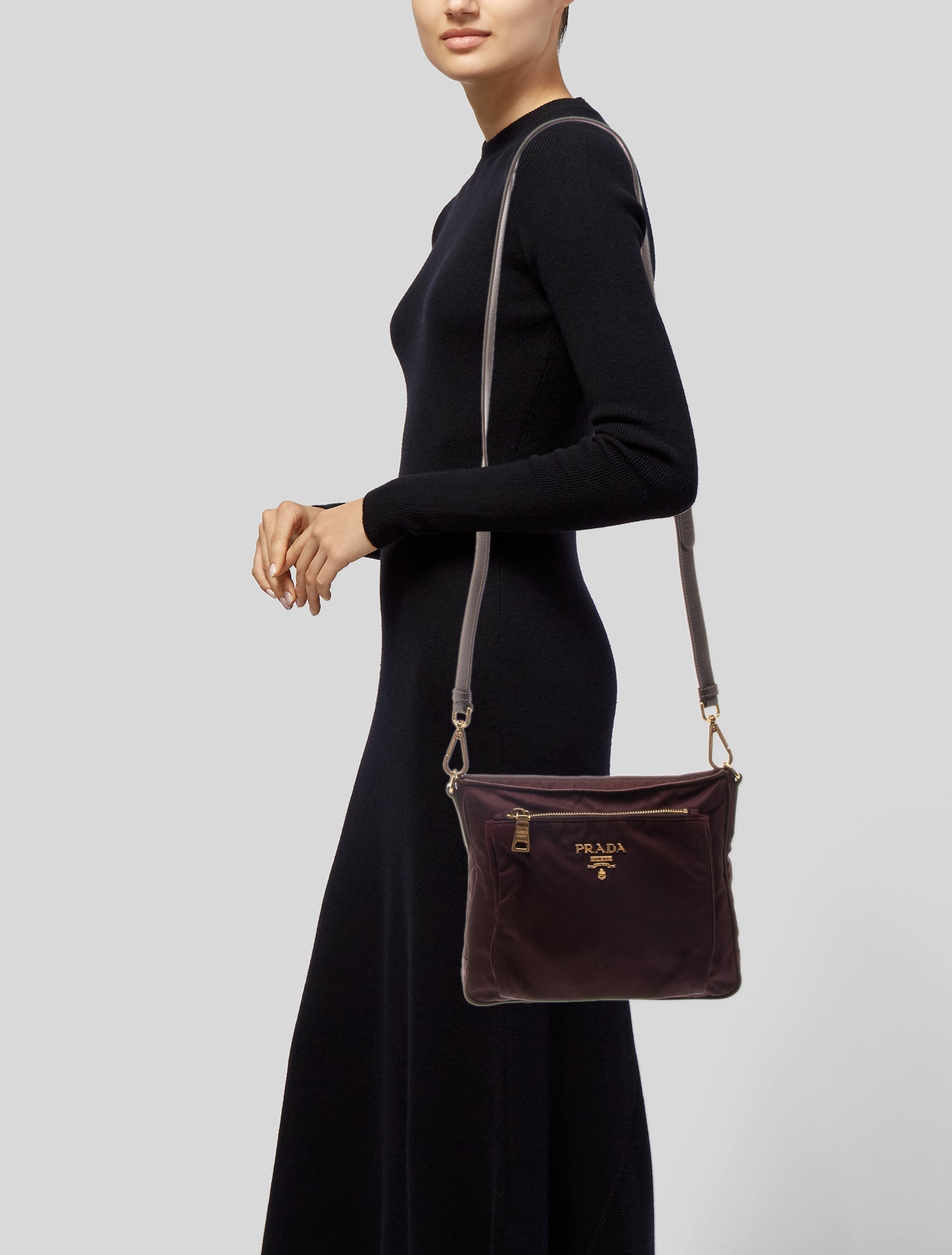 Prada Tessuto Nylon Shoulder Bag