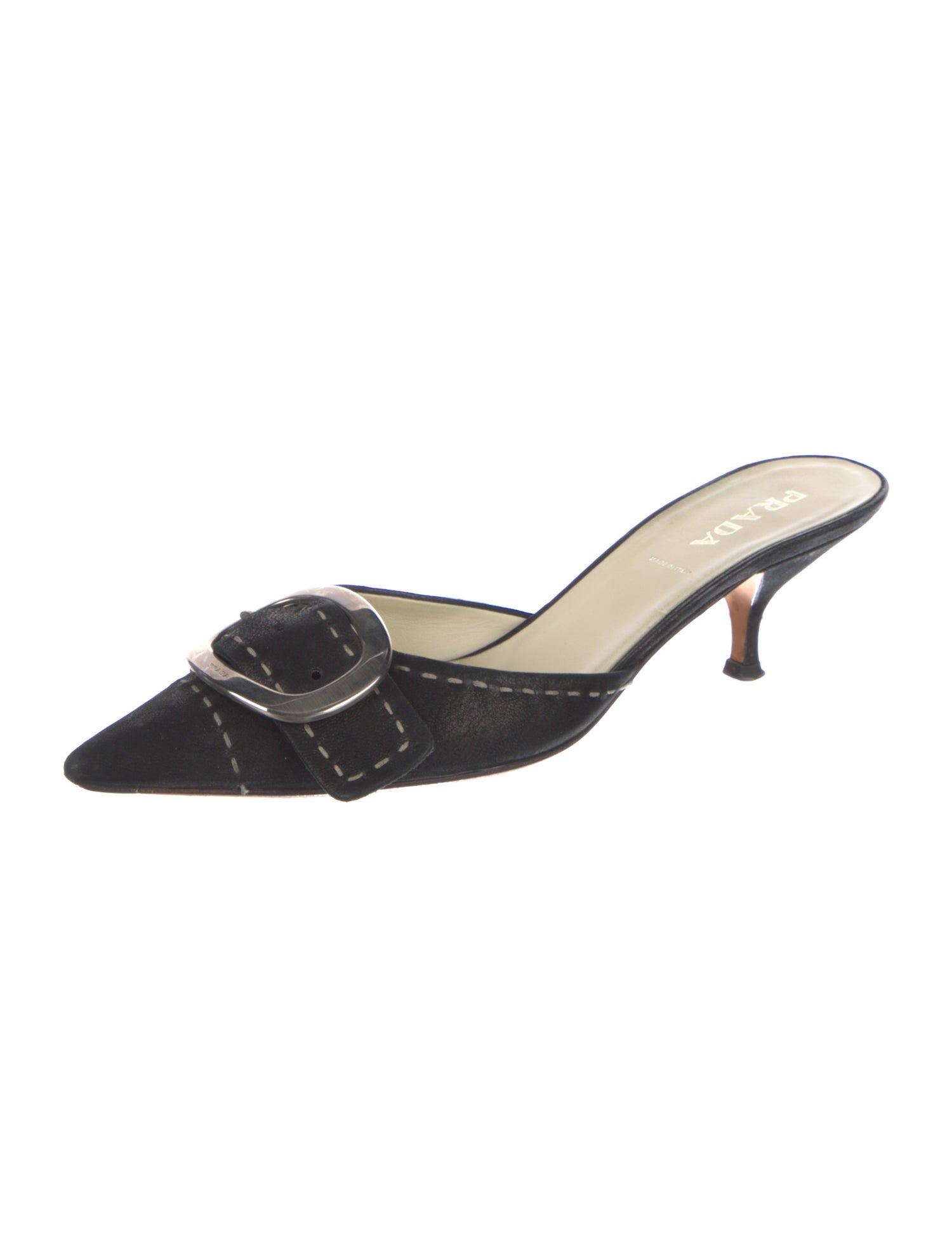 Prada Suede Mules