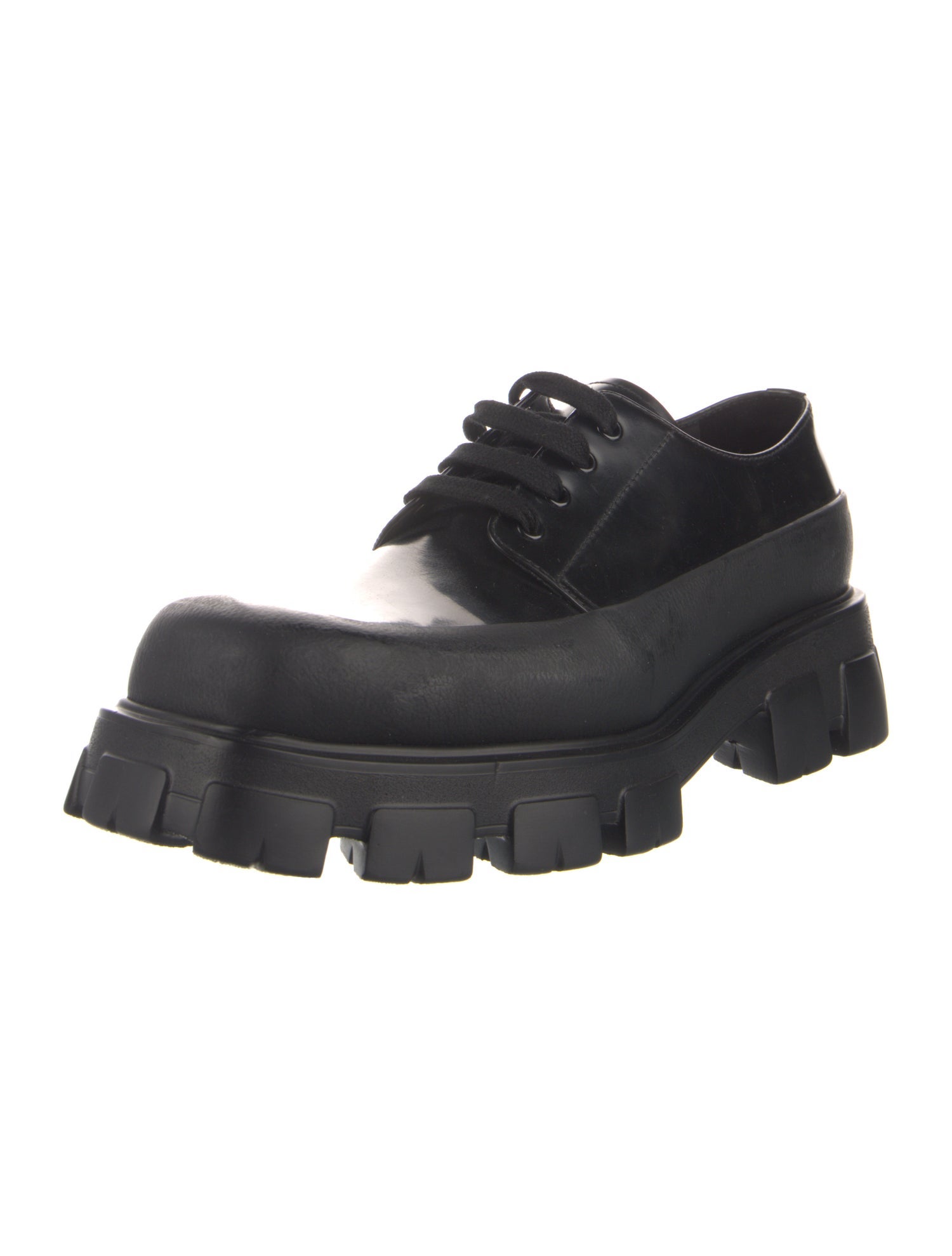Prada Leather Derby Shoes