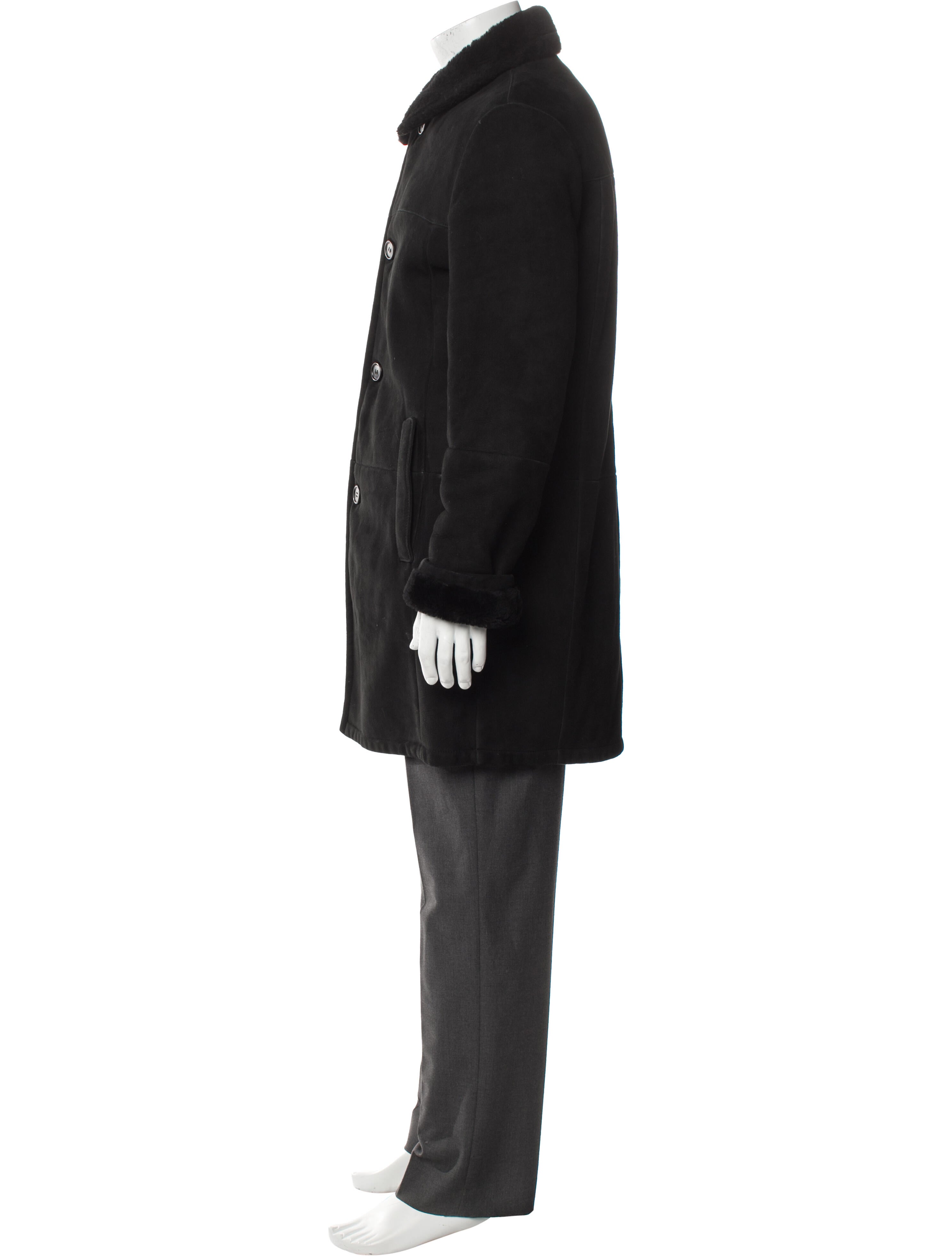 Prada 2018 Lamb Fur Overcoat