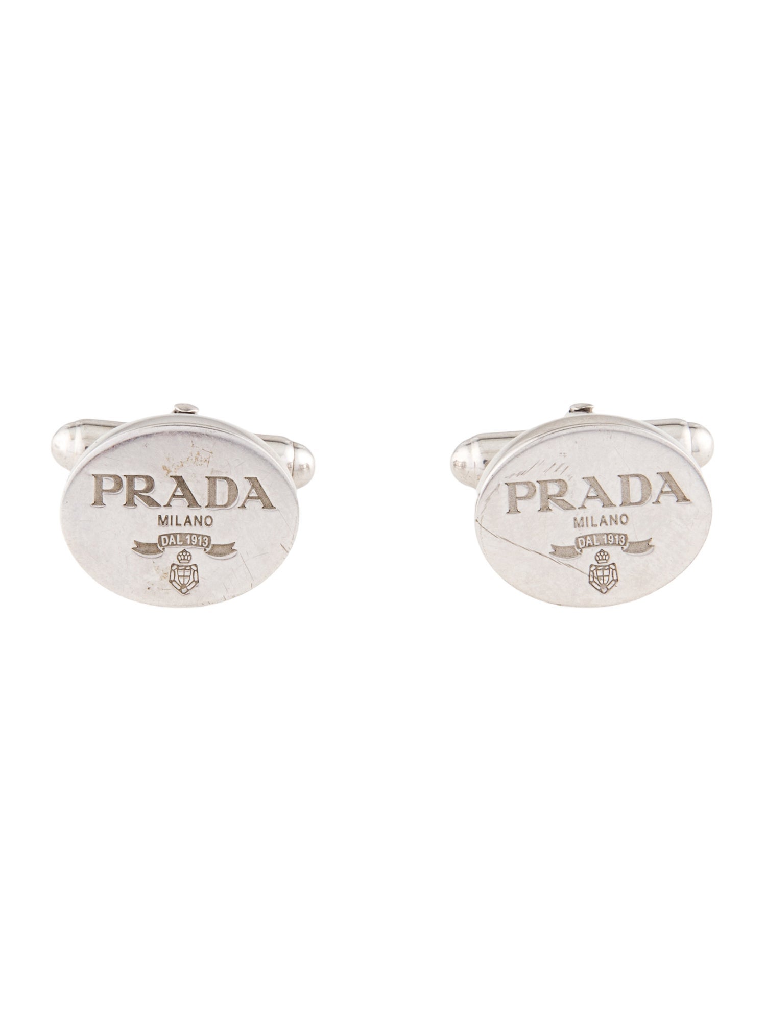 Prada Logo Cufflinks