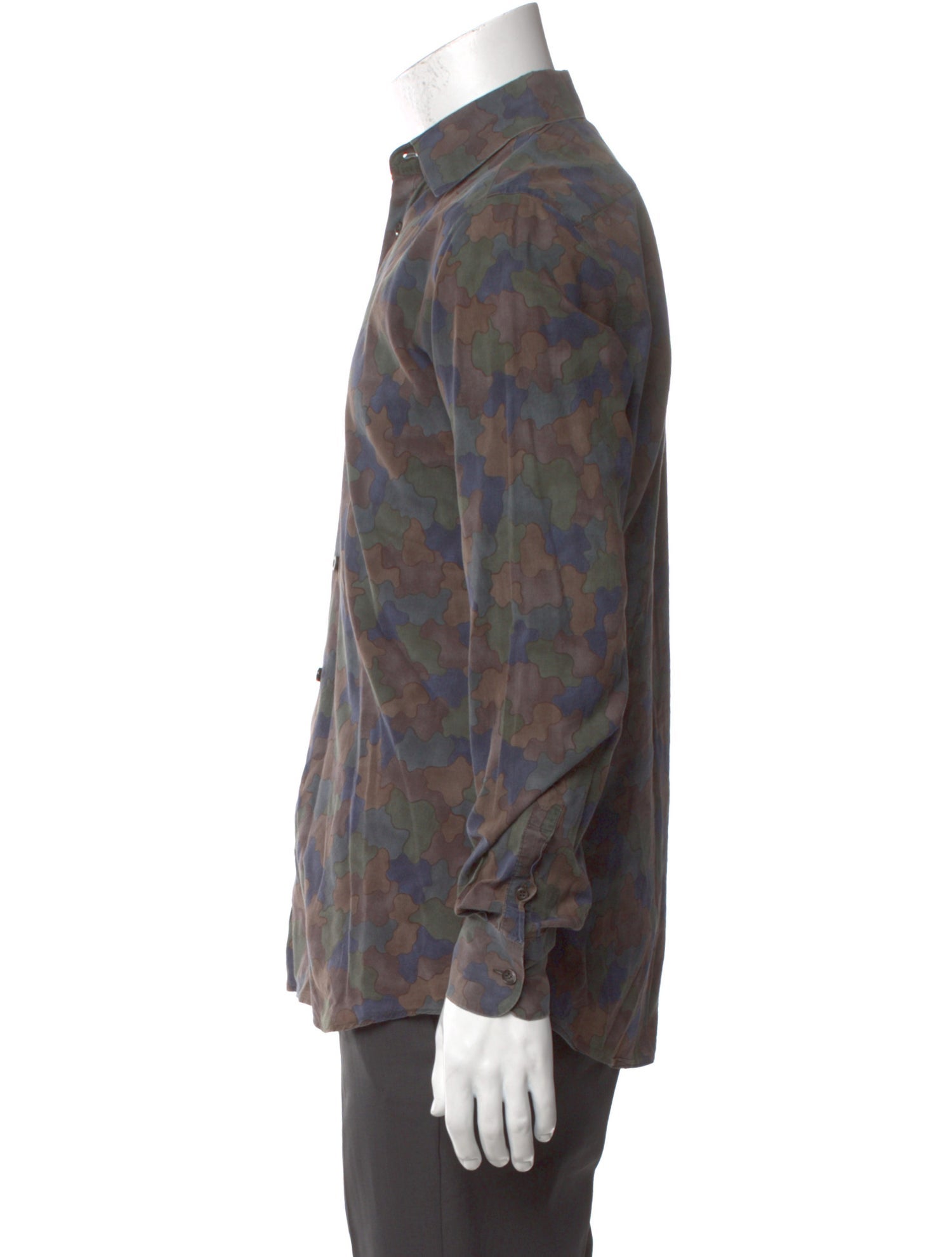 Prada Printed Long Sleeve Shirt