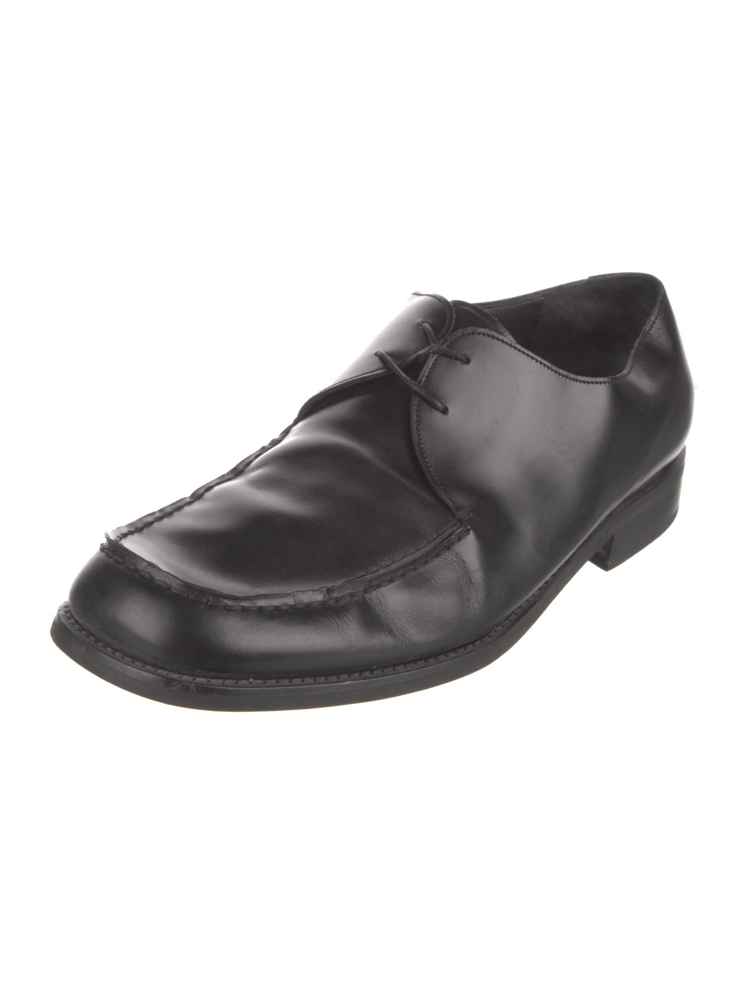 Prada Leather Derby Shoes