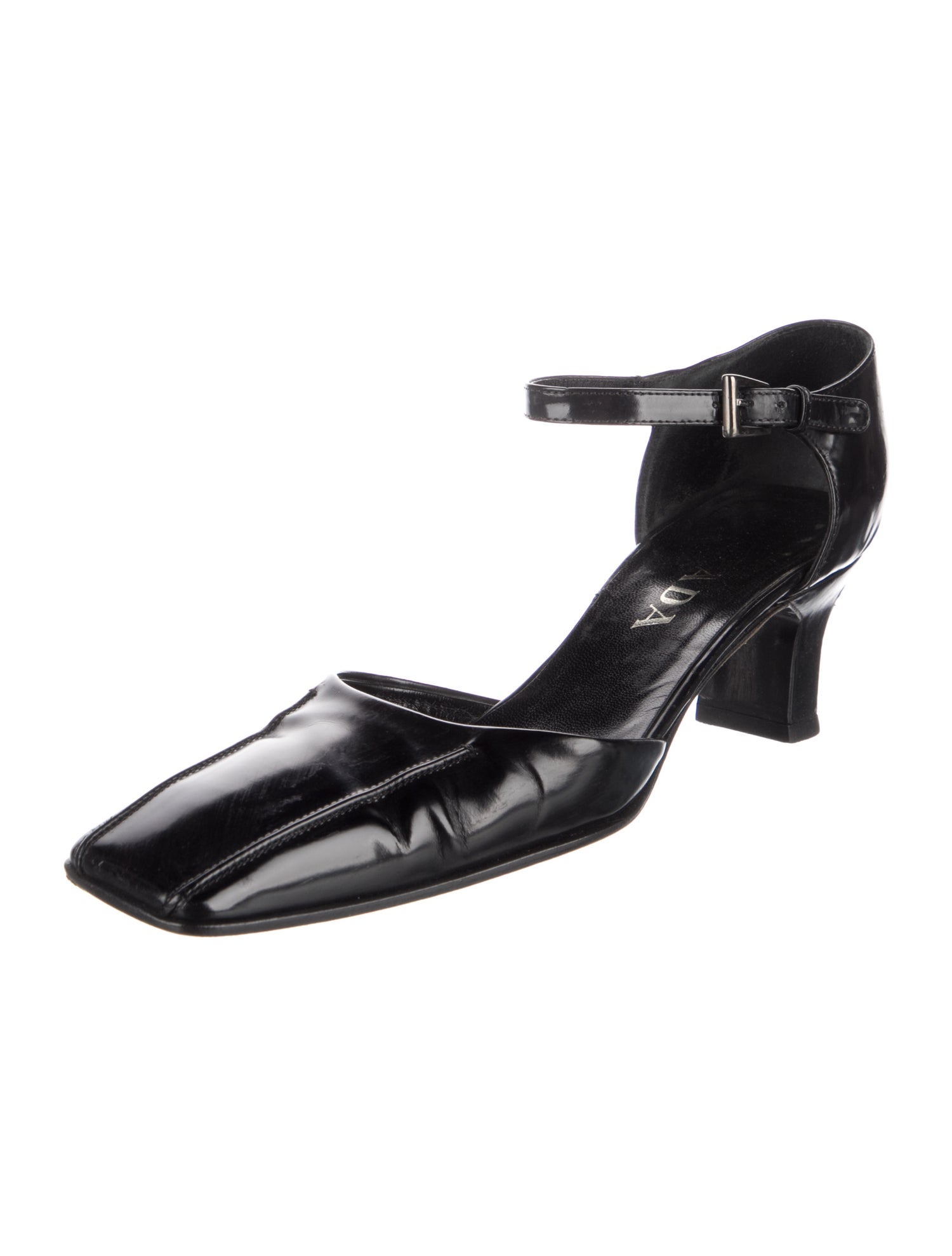 Prada Leather D'Orsay Pumps