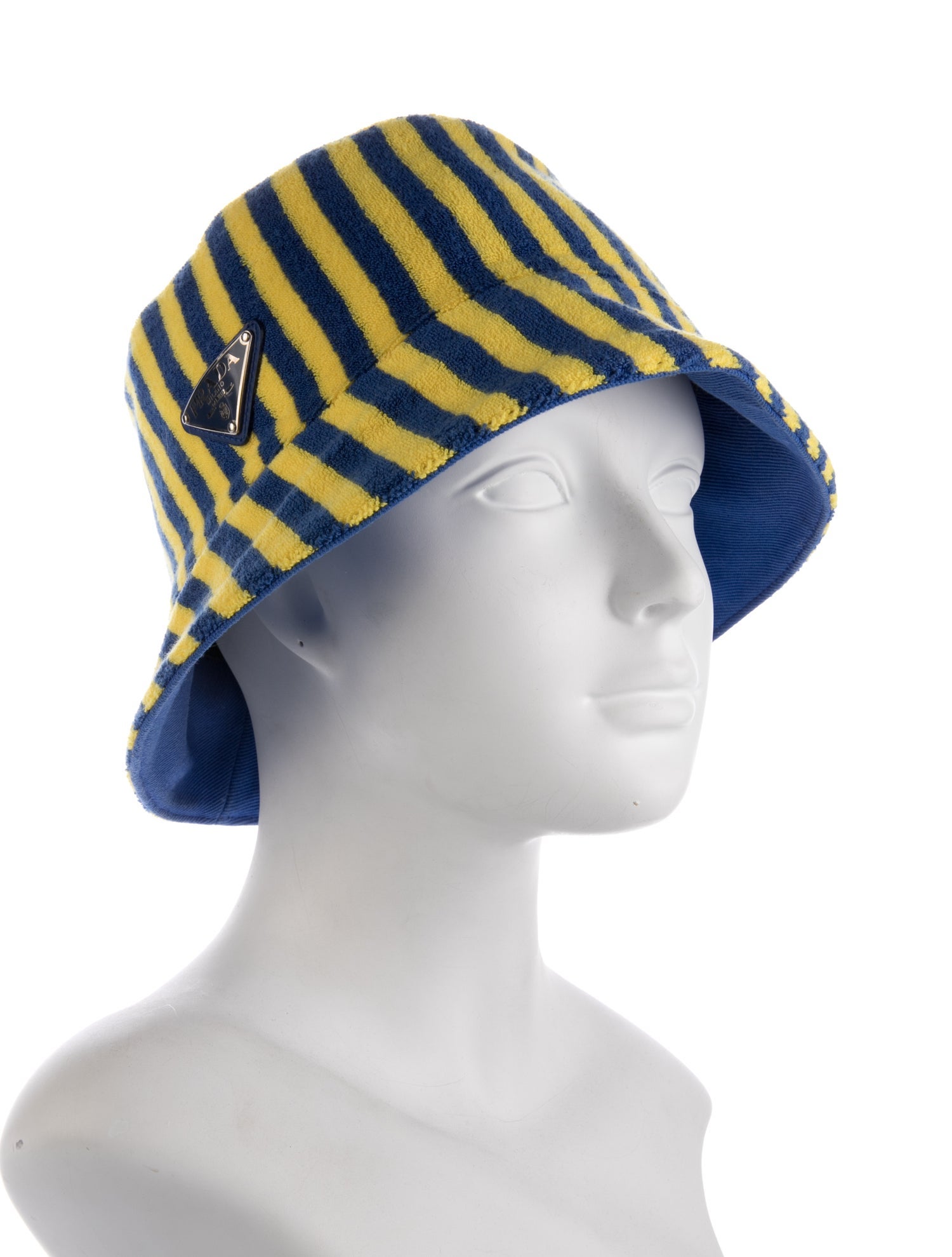 Prada Striped Bucket Hat