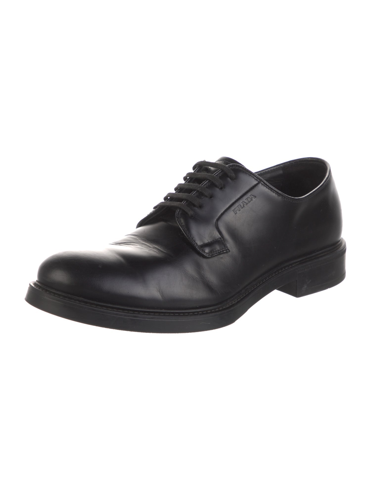 Prada Leather Derby Shoes