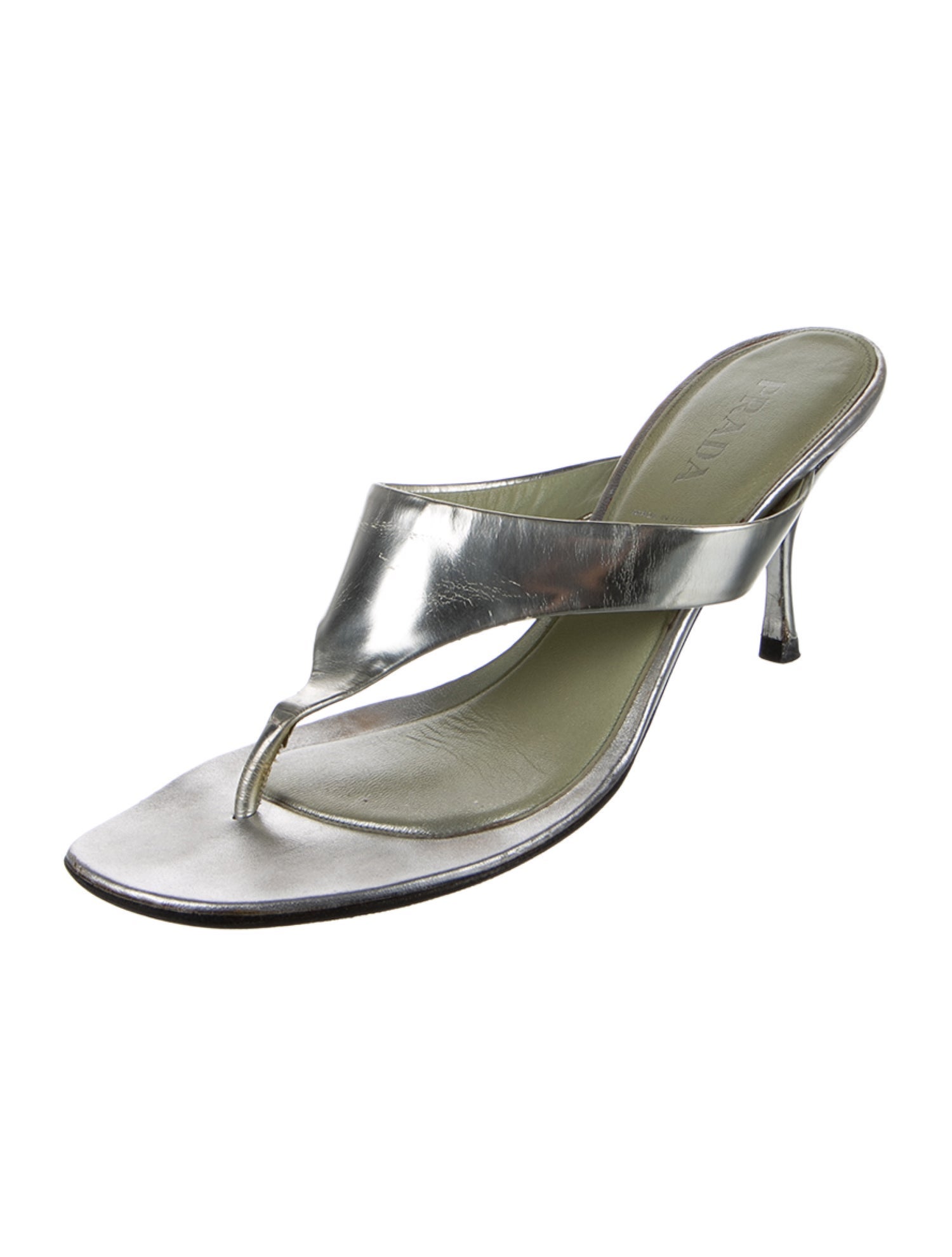 Prada Leather Slides