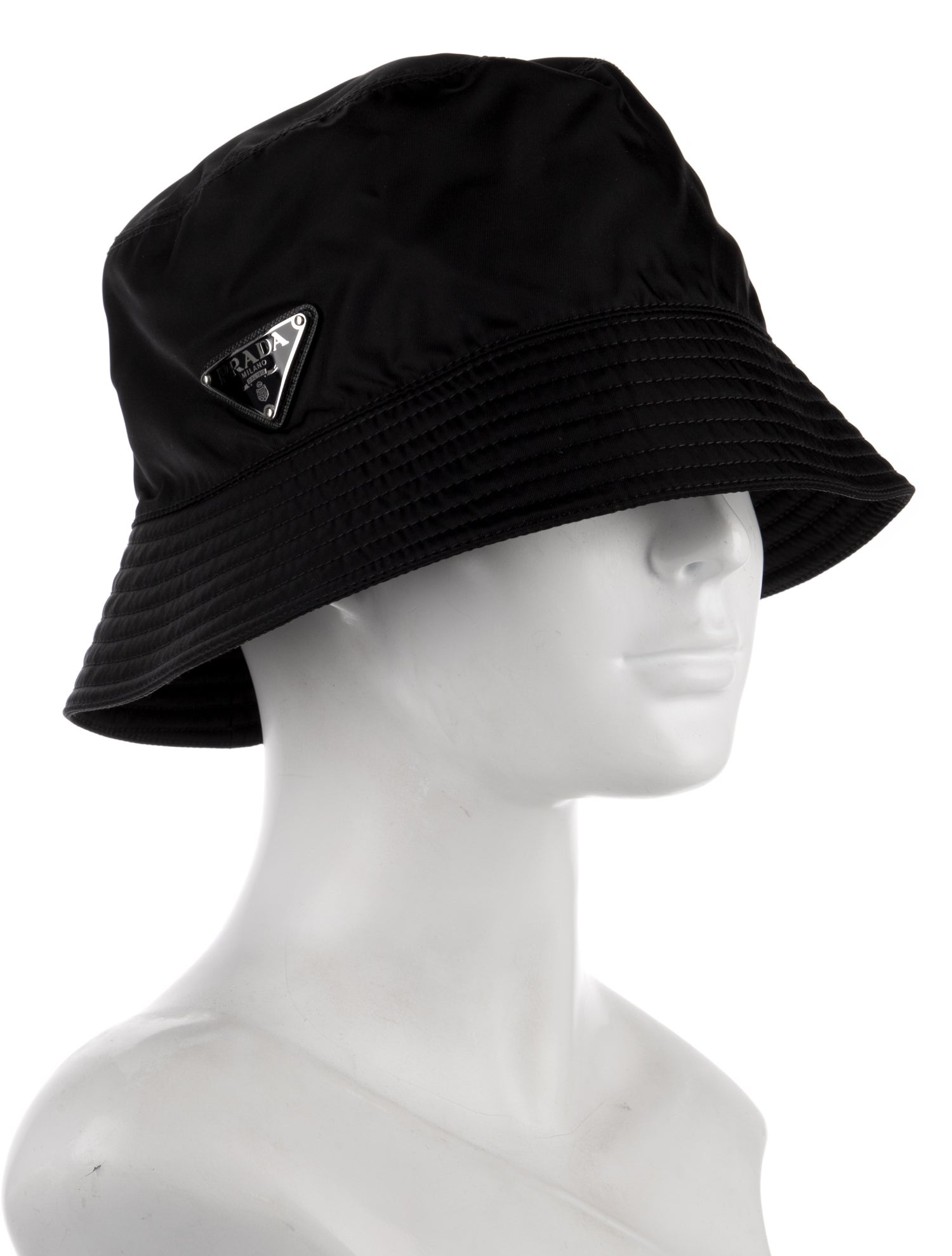 Prada SIgnature Logo Bucket Hat