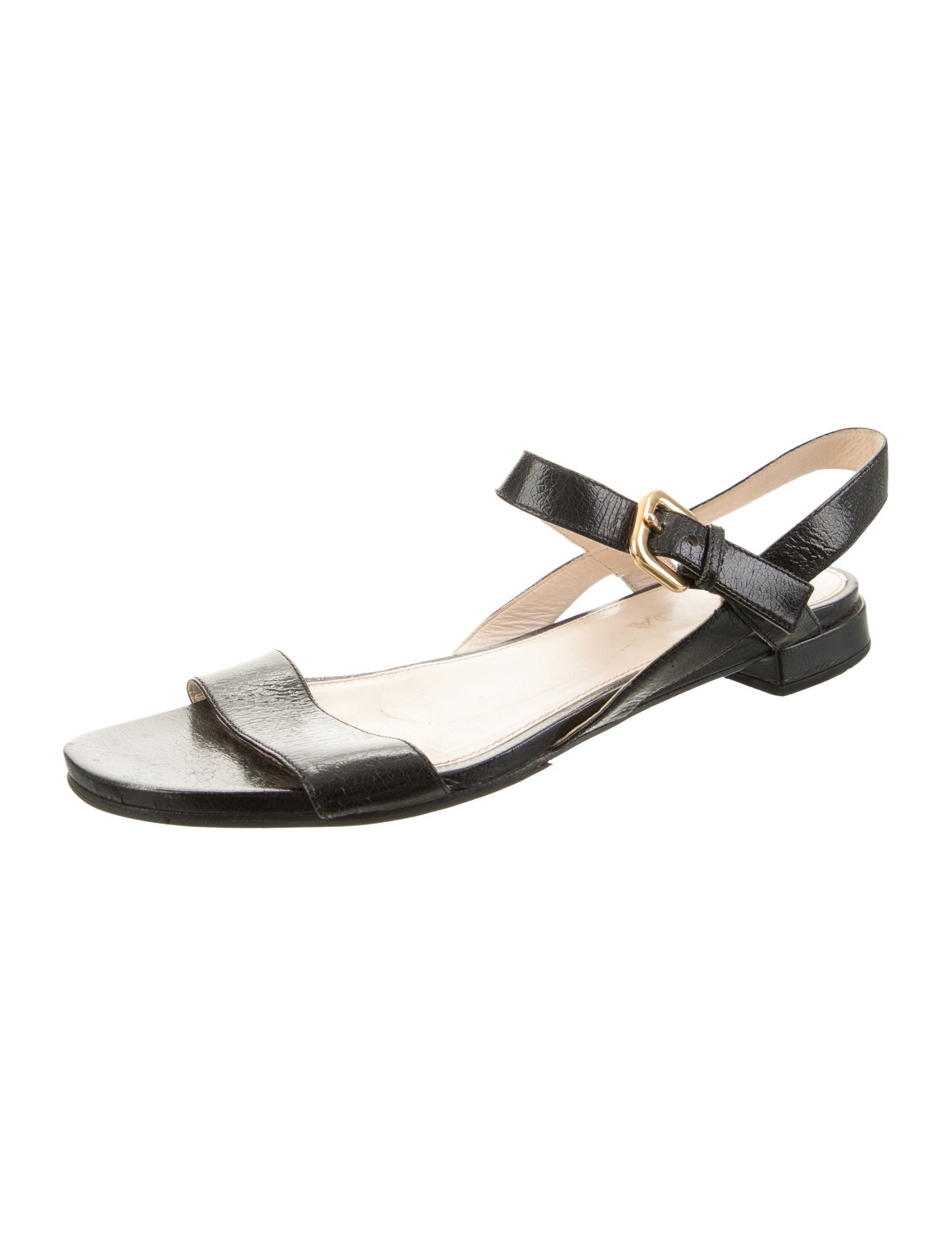 Prada Vintage Leather Slingback Sandals