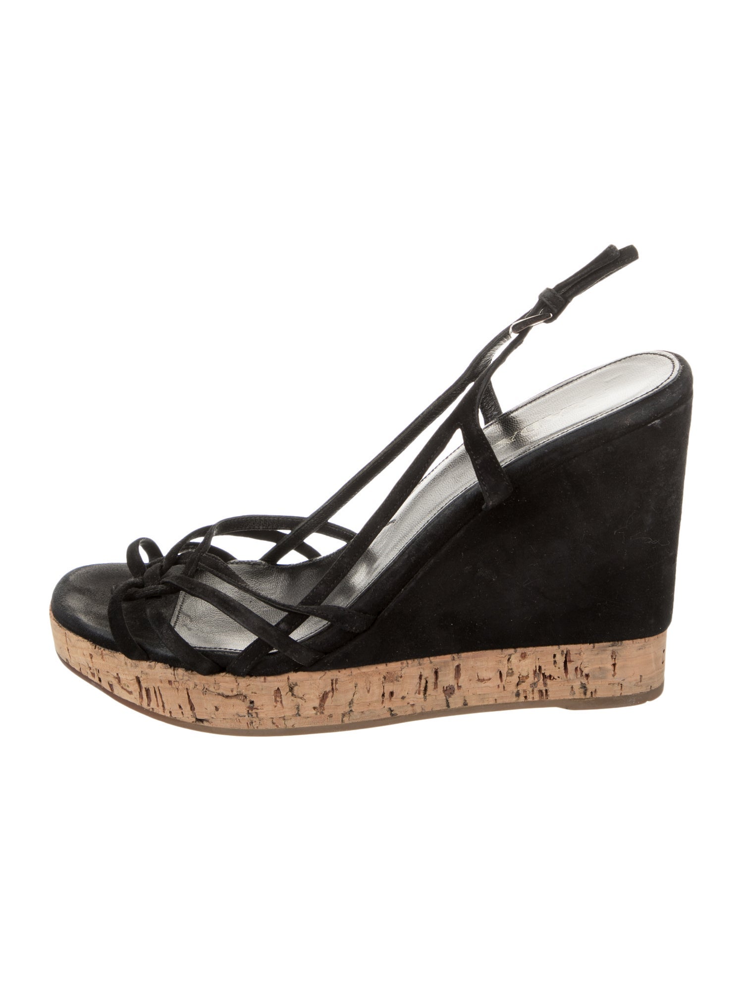 Prada Suede Slingback Sandals