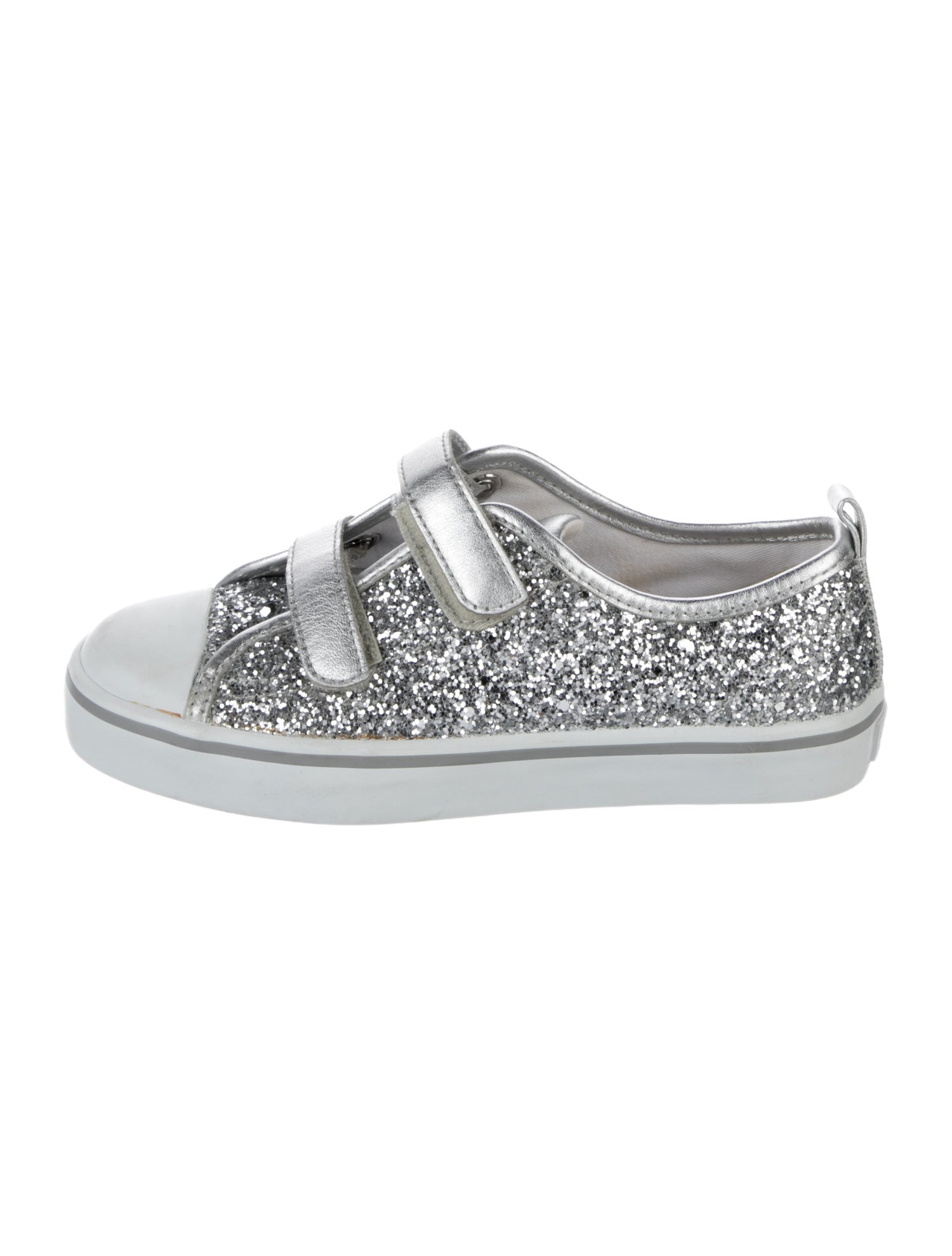 Prada Girls' Glitter Low Top Sneakers