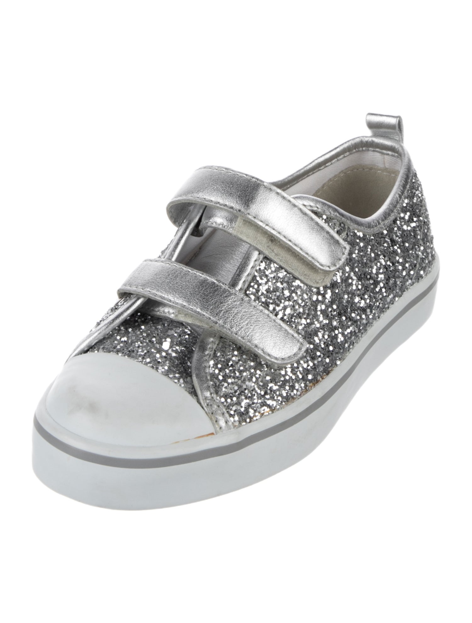 Prada Girls' Glitter Low Top Sneakers