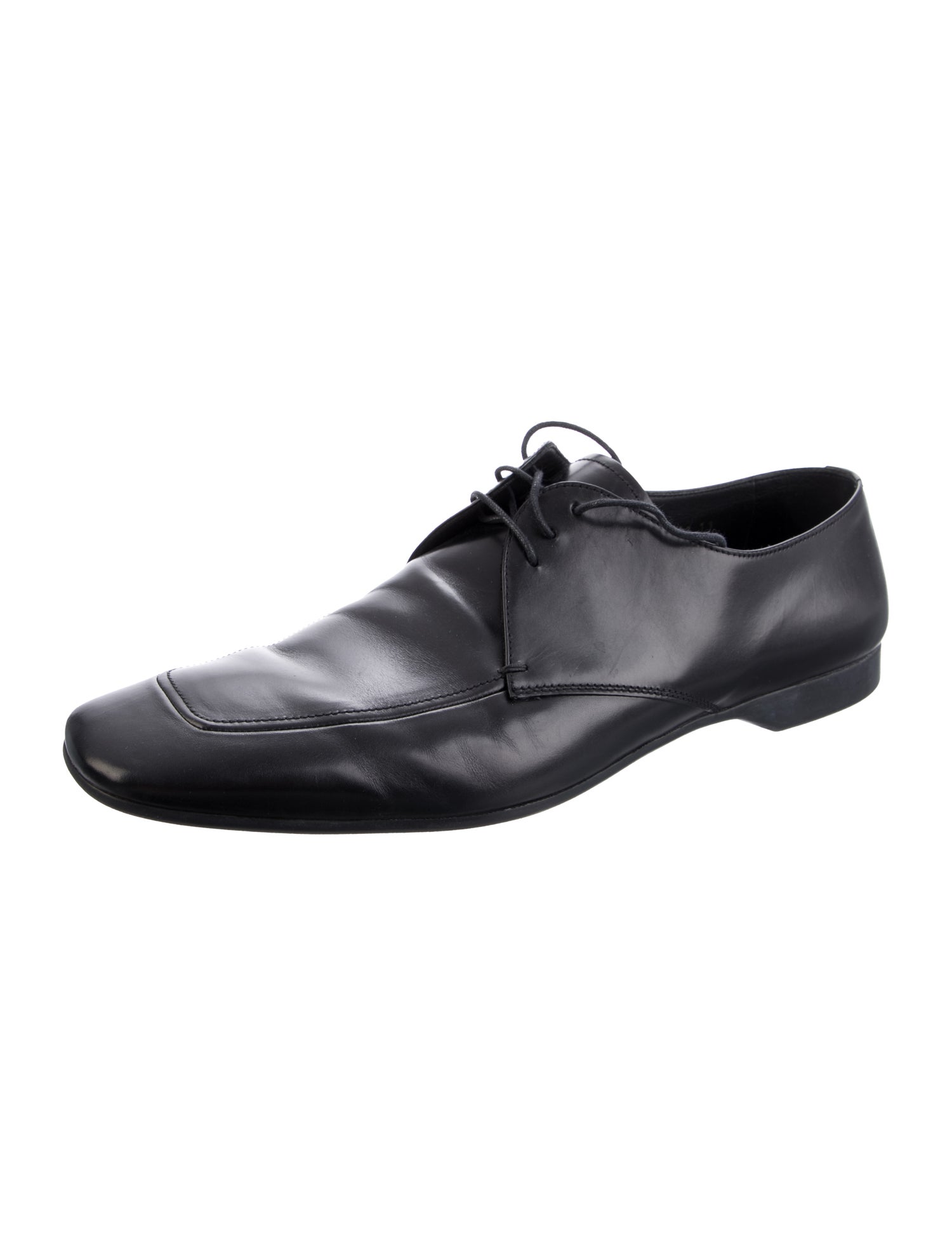 Prada Leather Derby Shoes
