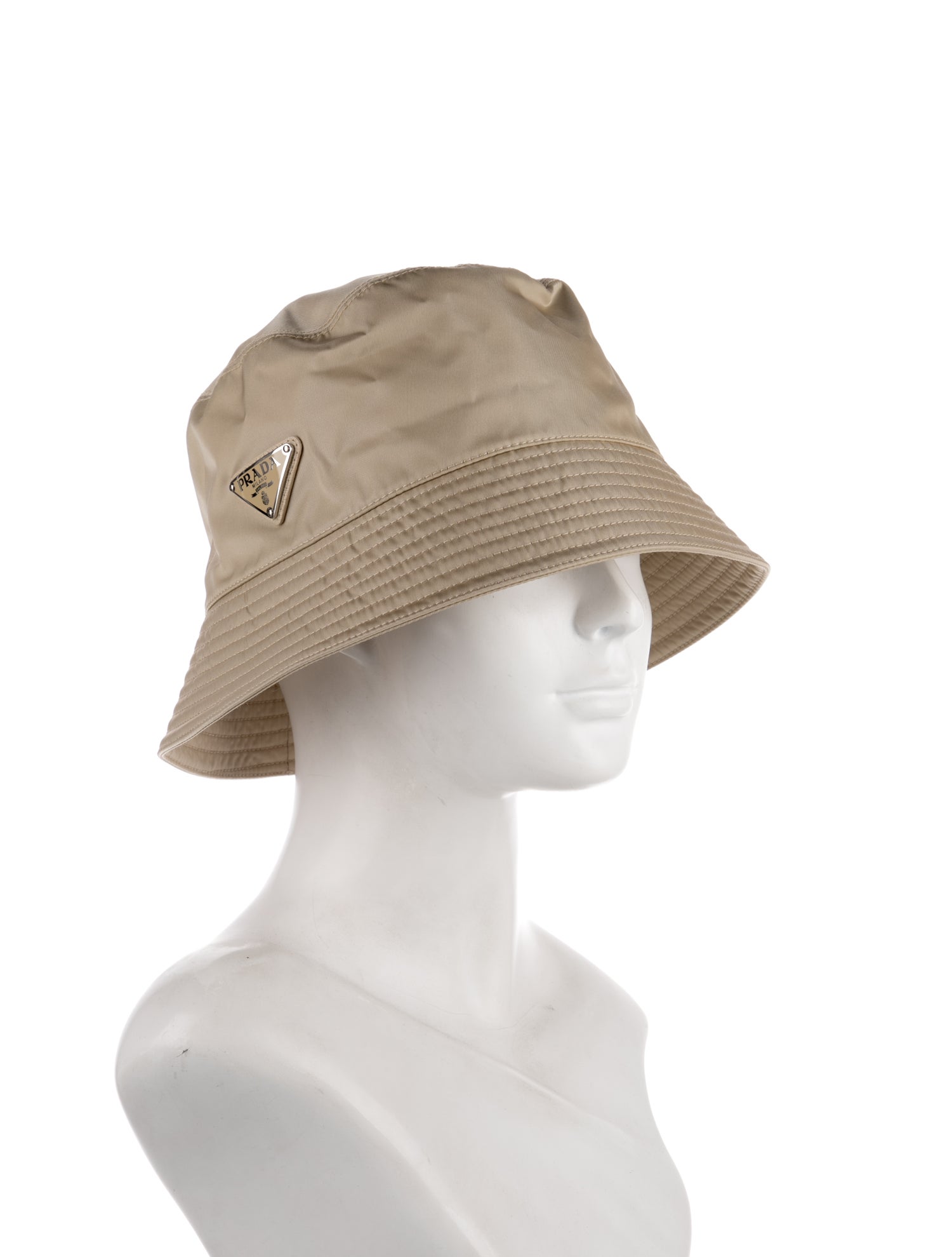 Prada Re-Nylon Logo Bucket Hat