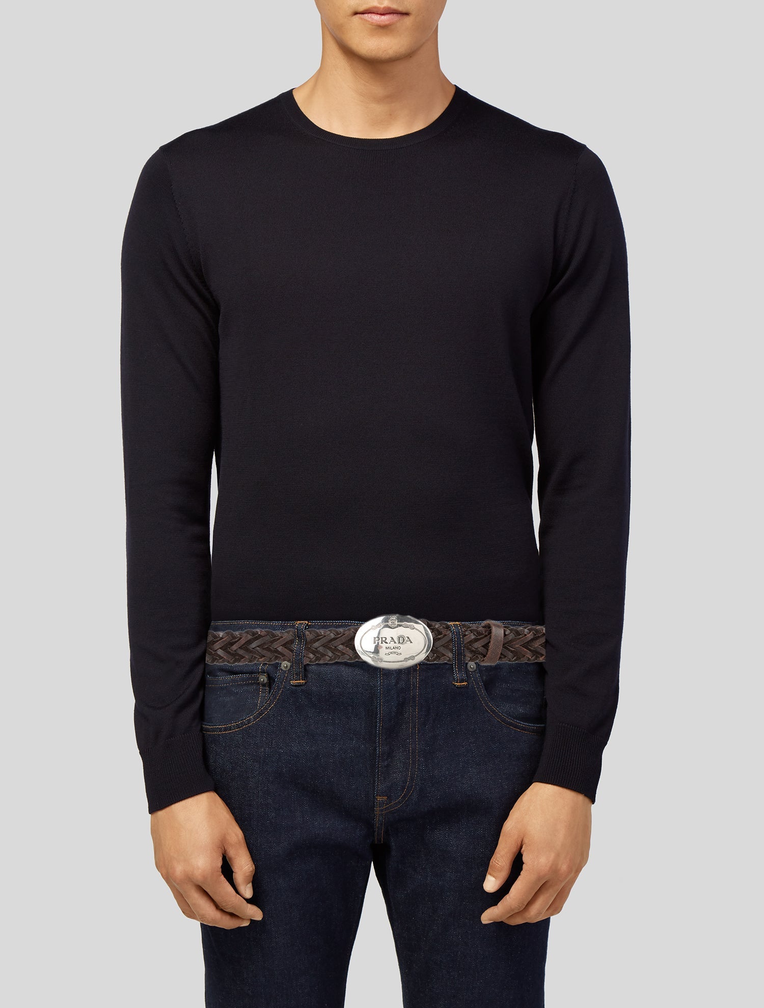 Prada Leather Waist Belt