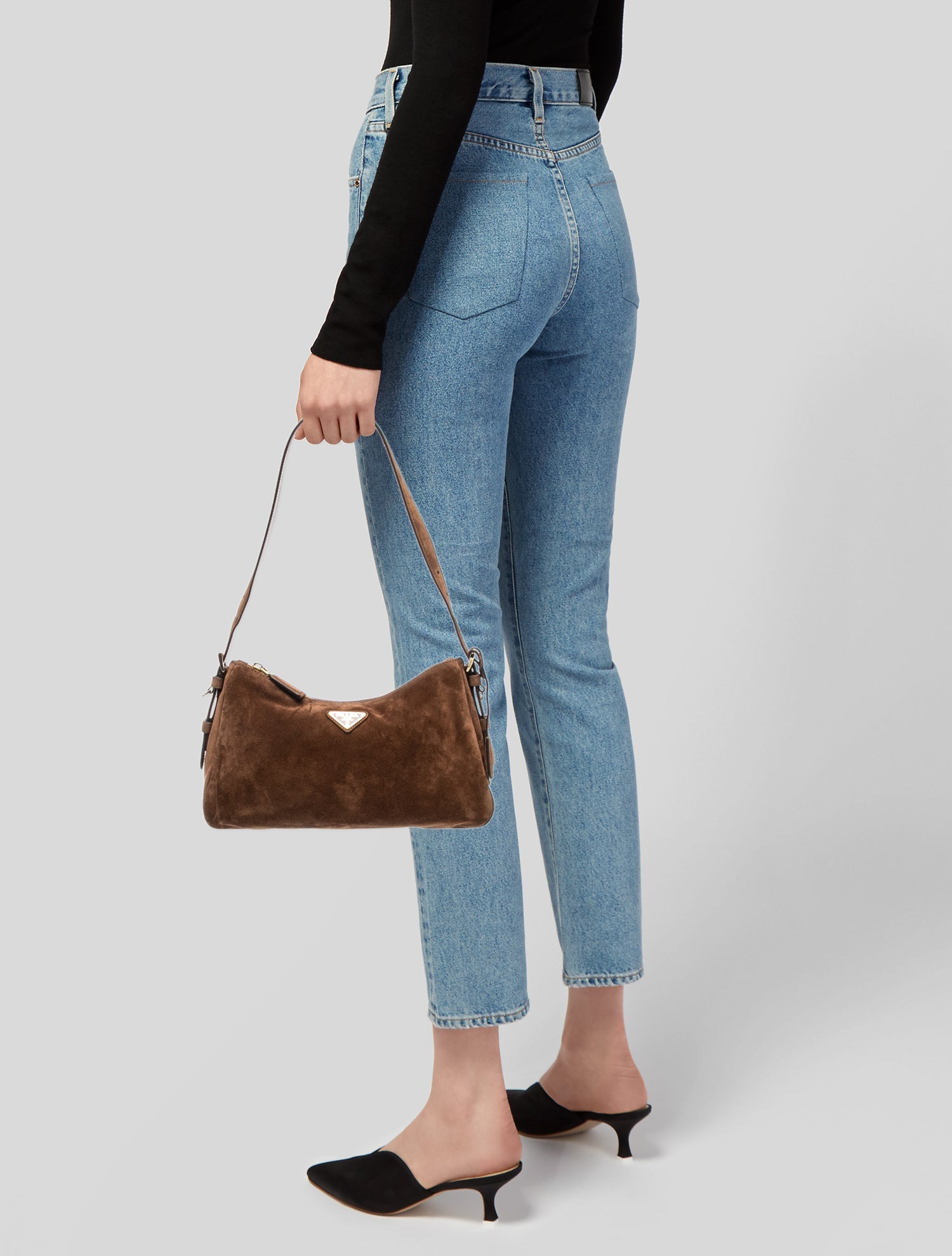 Prada Scamosciato Suede Aimee Medium